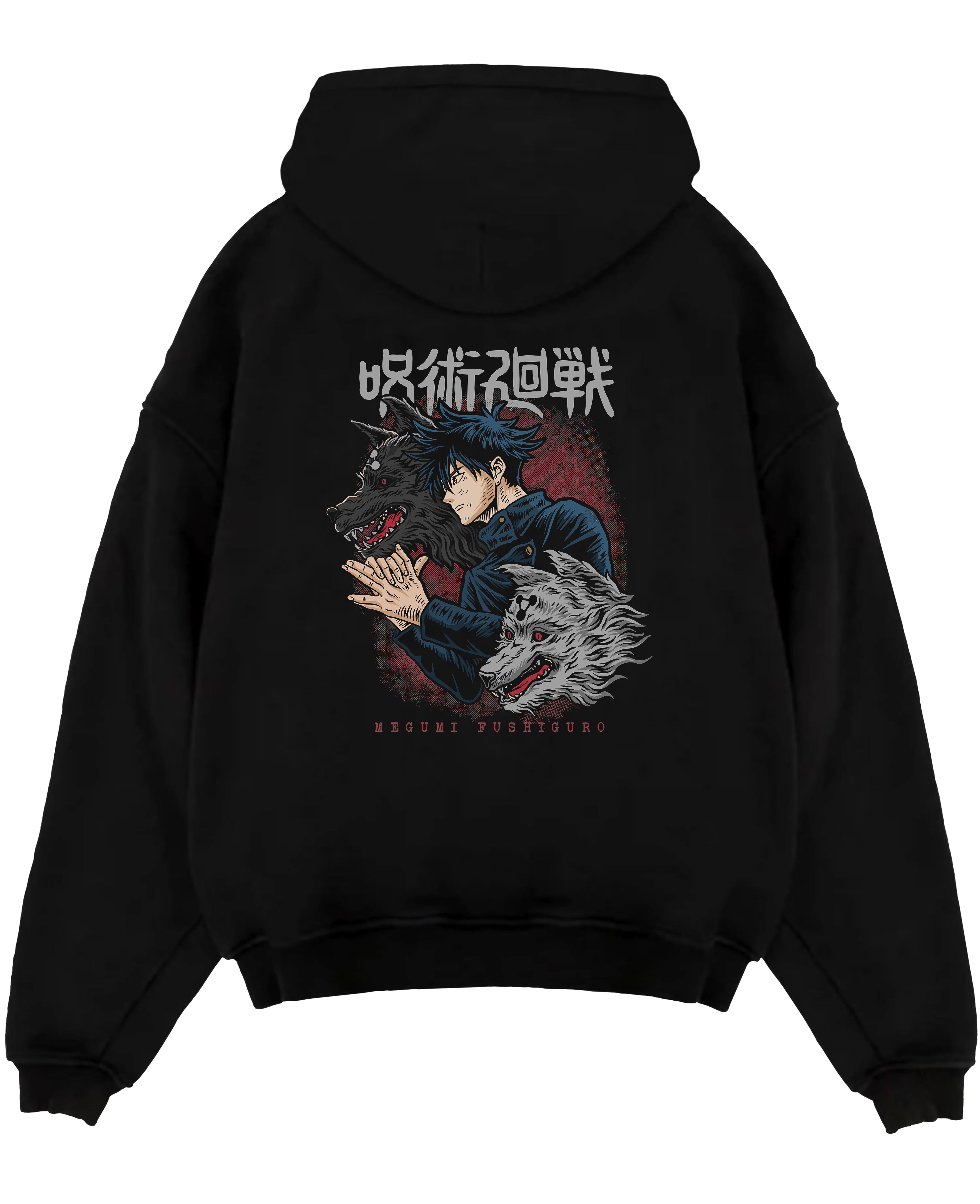 JJK factory fushiguro embroidered hoodie