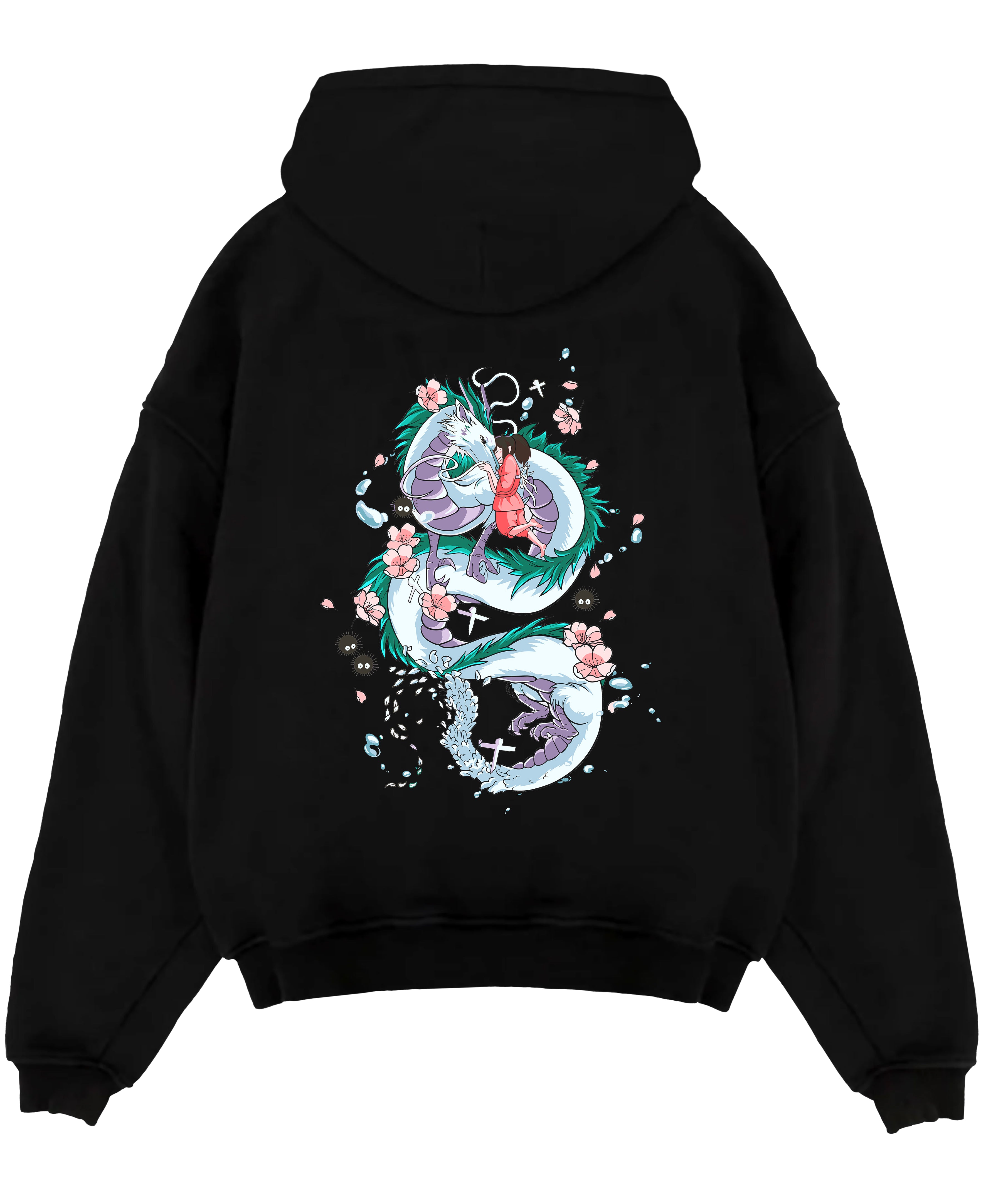 Studio Ghilbi Chihiro x Haku Spirited Away Movie | Unique Sweatshirt Oversized T-shirt Hoodie