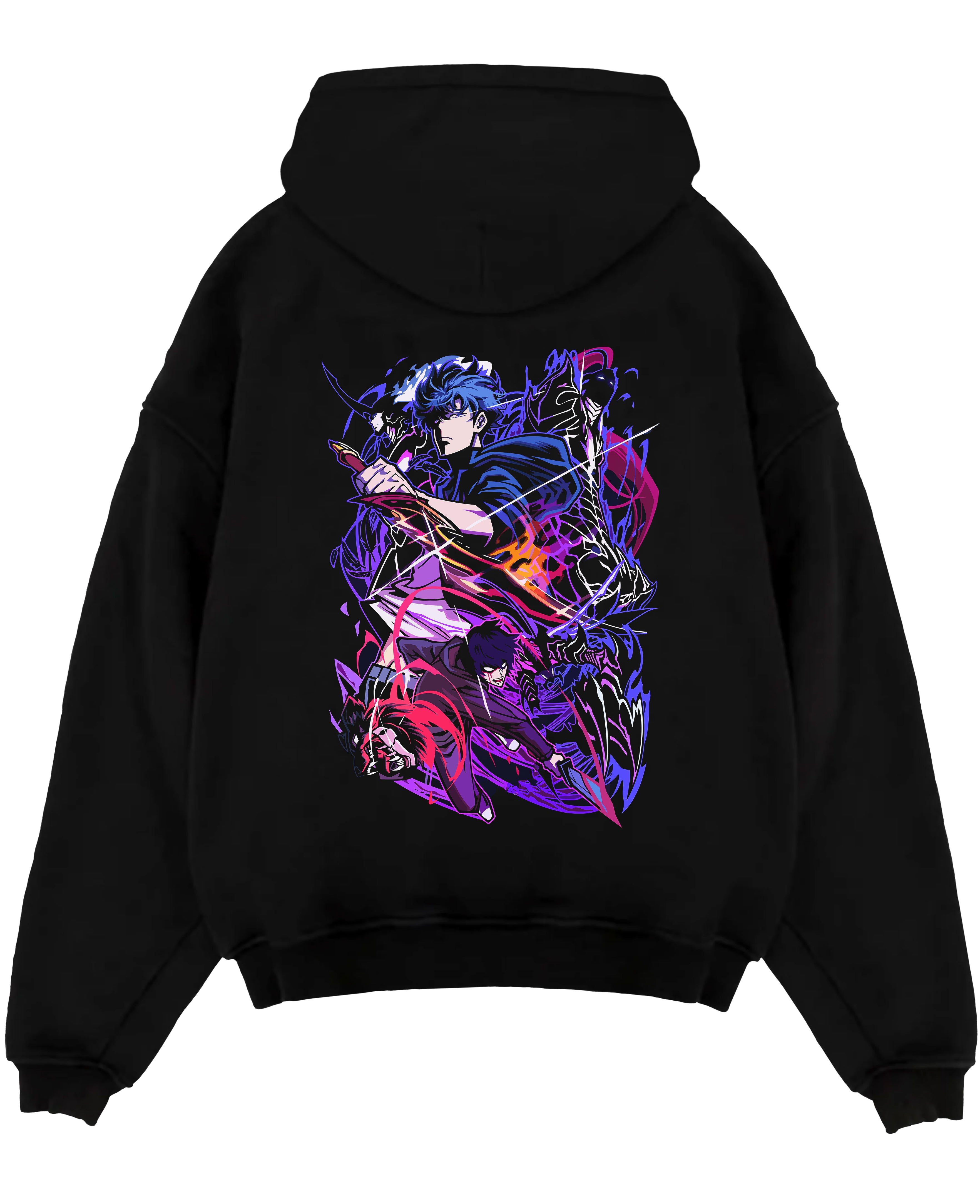 Jin-woo Sung Shadow Monarch Hunter Solo Leveling Anime Anime Inspired | Unique Sweatshirt Oversized T-shirt Hoodie