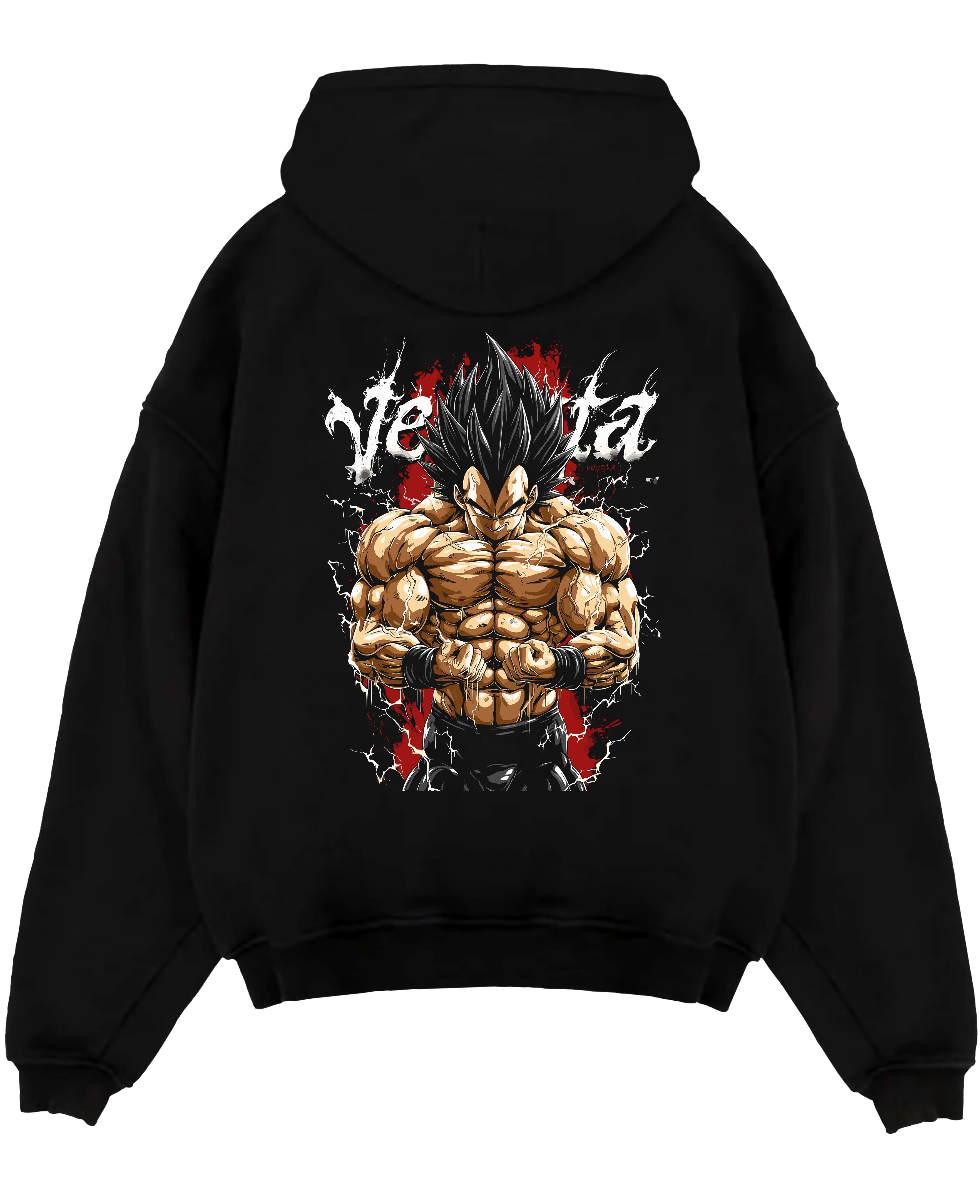 Vegeta Prince of Saiyins Gym Buff Flex SSJ D.B.Z Anime Inspired | Unique Sweatshirt Oversized T-shirt Hoodie