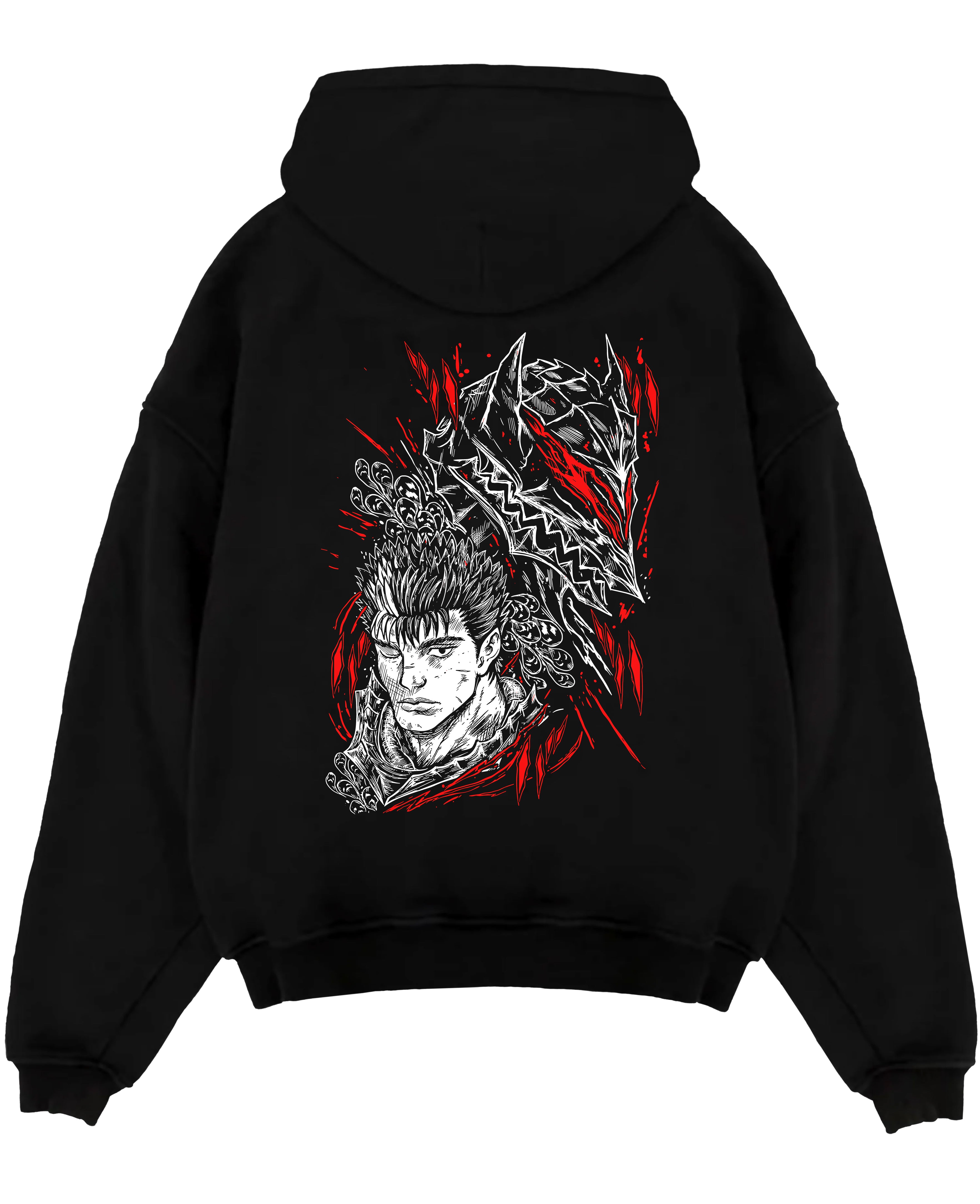 Guts Beserker Armour Portrait Sword Beserk Anime Inspired | Unique Sweatshirt Oversized T-shirt Hoodie