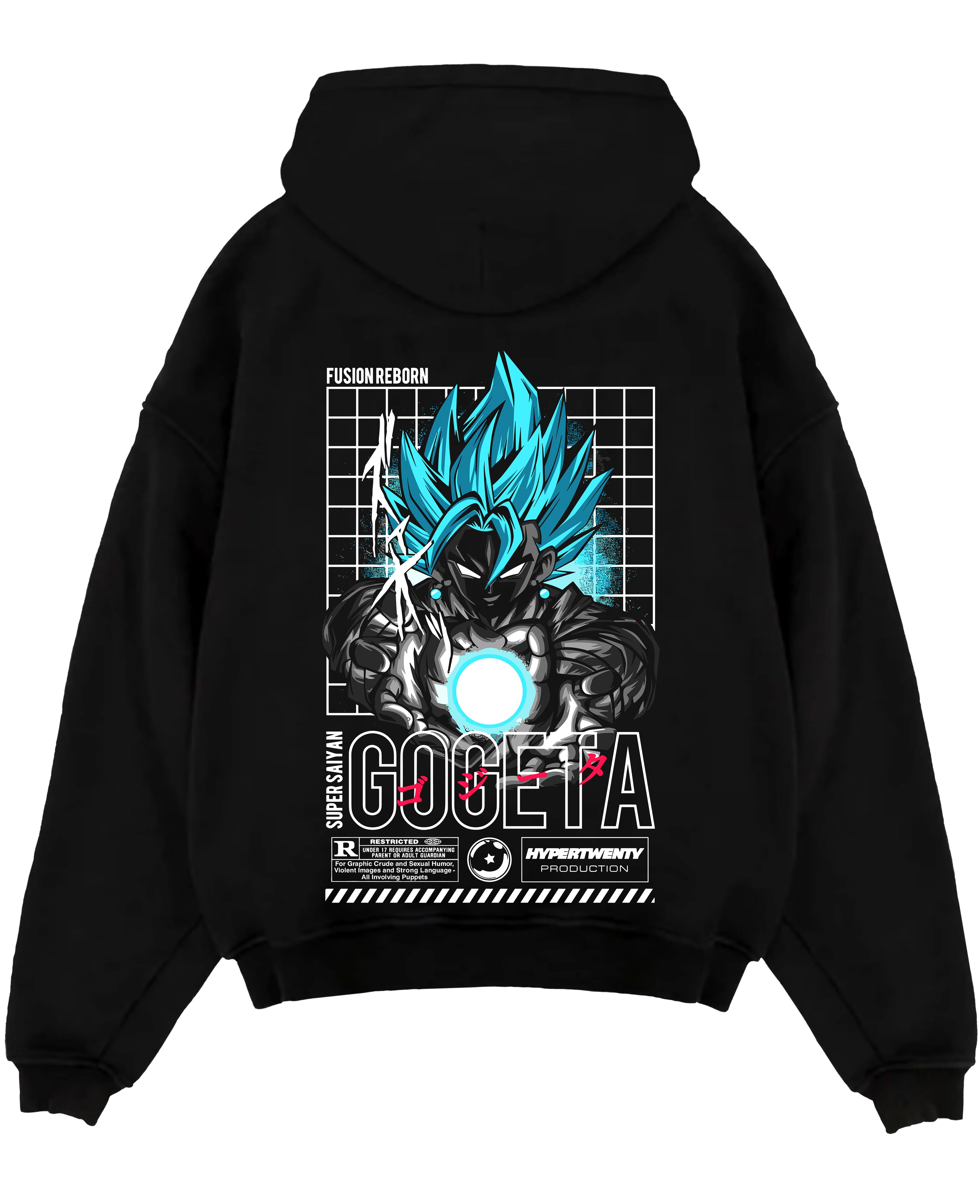 SSJ Gogeta Fusion Reborn D.B.Z Anime Inspired | Unique Sweatshirt Oversized T-shirt Hoodie