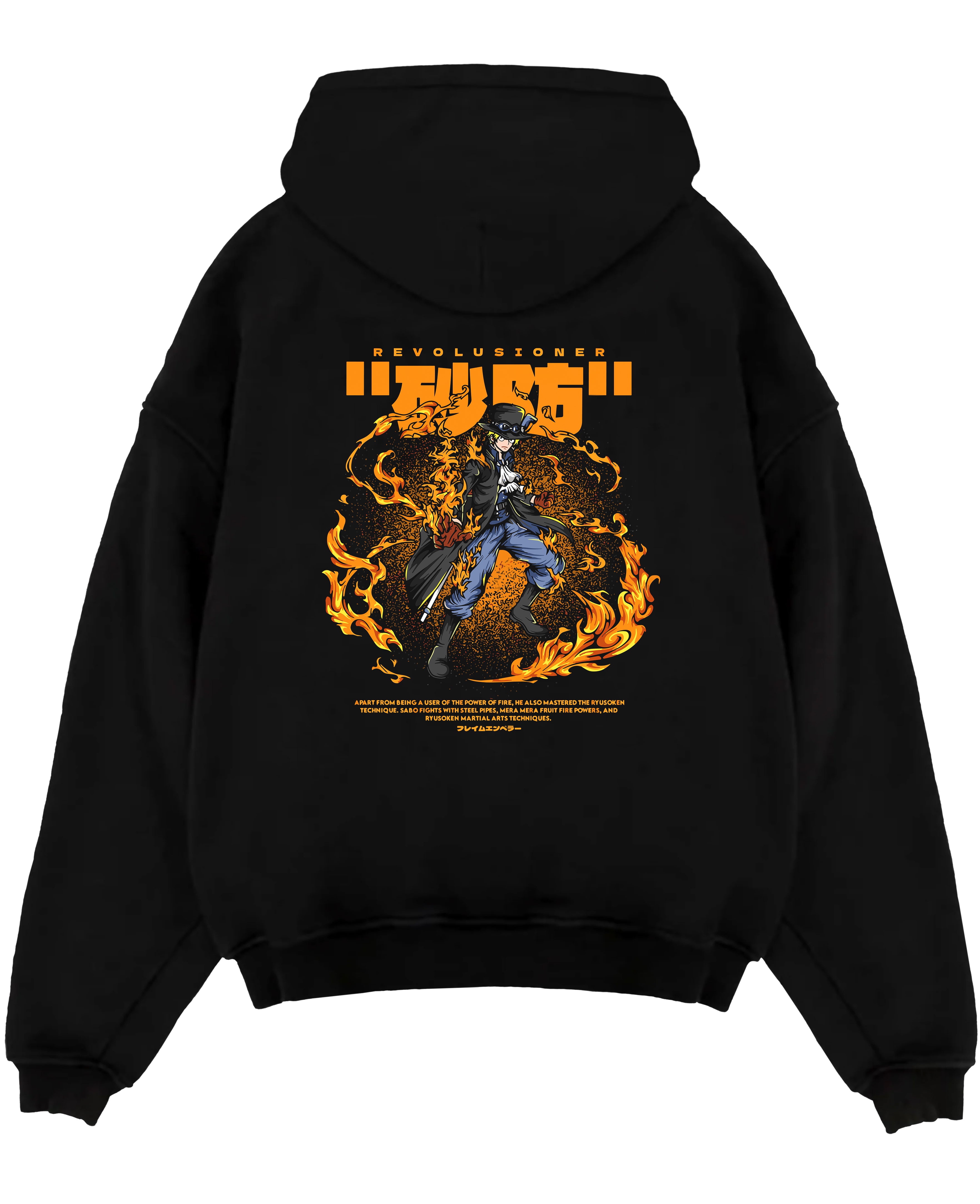 Sabo Flame Emperor Revolutionaries Monkey D Dragon Anime Inspired | Hoodie Sweatshirt Oversized T-shirt