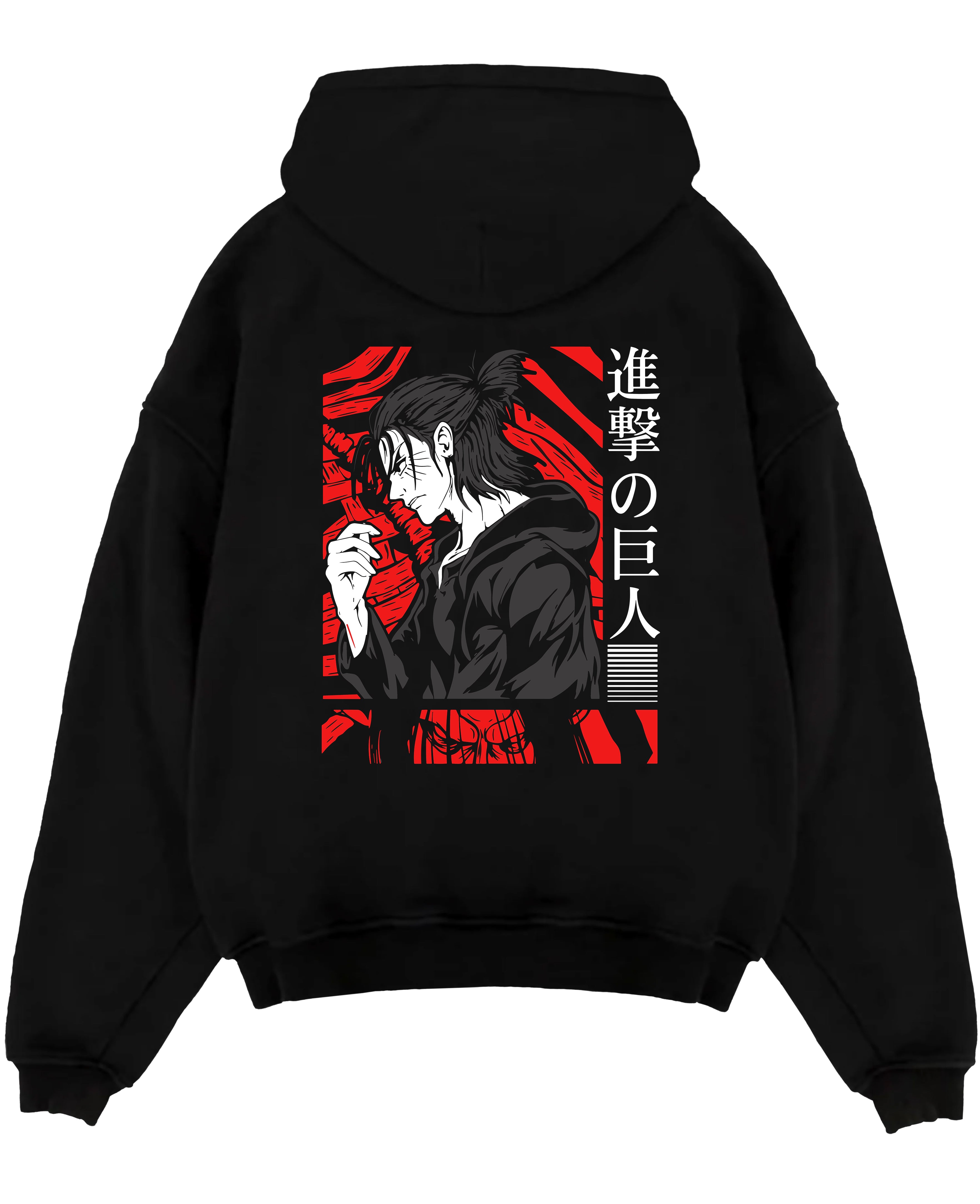 Eren Yeager AOT Time Skip Attack on Titan Anime Inspired | Hoodie Sweatshirt Oversized T-shirt