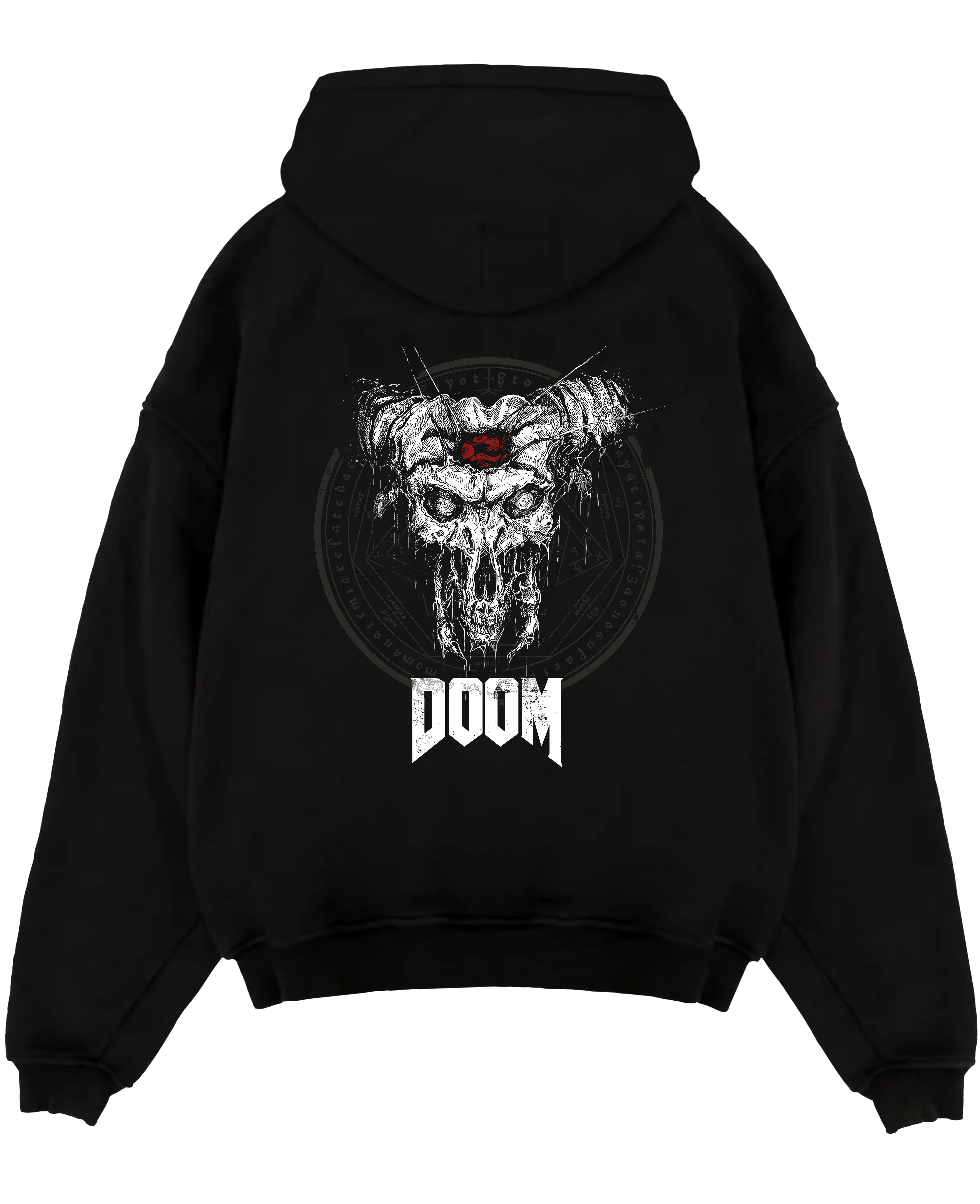 DOOM Slayer Guy Demon Skull Videogame Inspired | Unique Sweatshirt Oversized T-shirt Hoodie