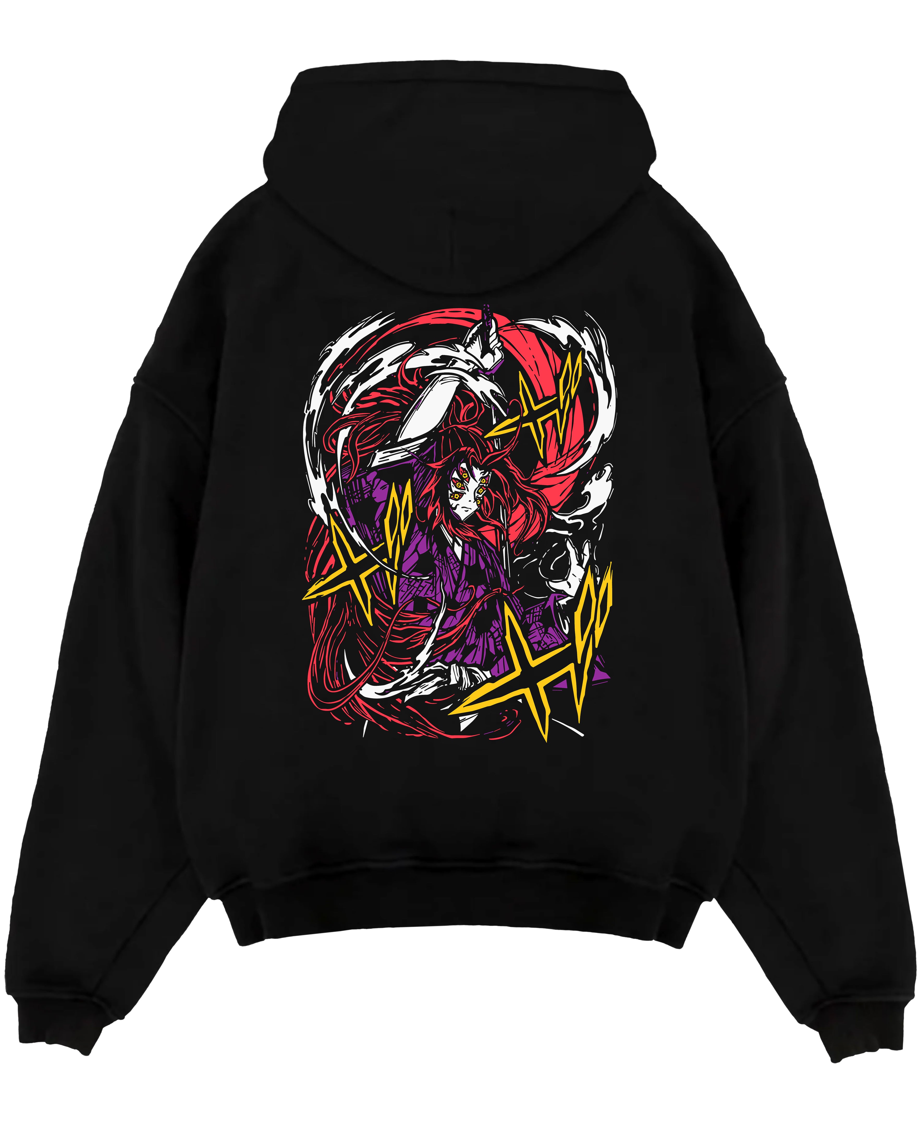 Kokushibo x Yorichii Hashira & Uppermoon 6 Demon Slayer Kimetsu No Yaiba Anime Inspired | Hoodie Sweatshirt Oversized T-shirt