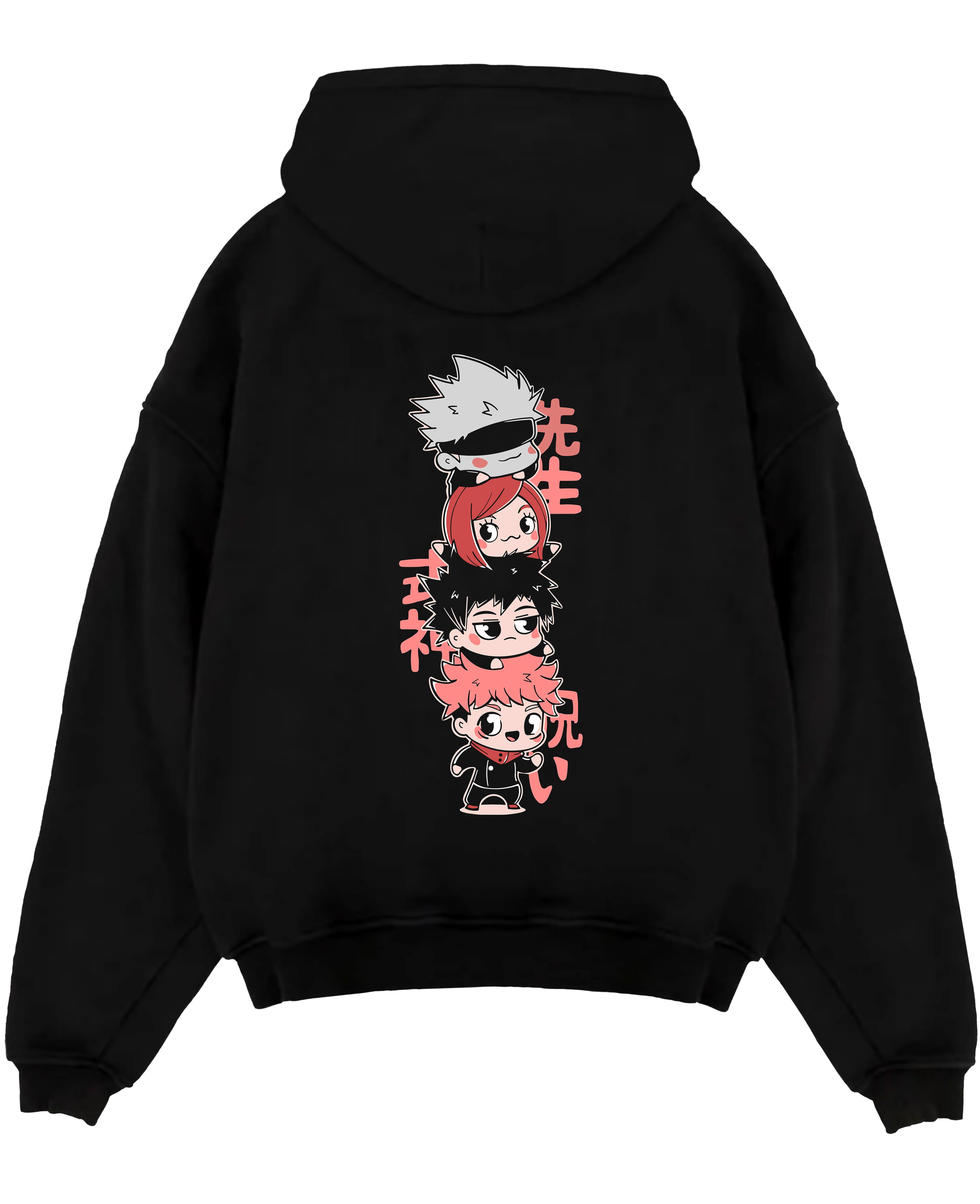 Cute Chibi Gojo, Megumi, Yuji, Nobara Jujutsu Kaisen Characters Premium Anime Inspired | Unique Sweatshirt Oversized T-shirt Hoodie