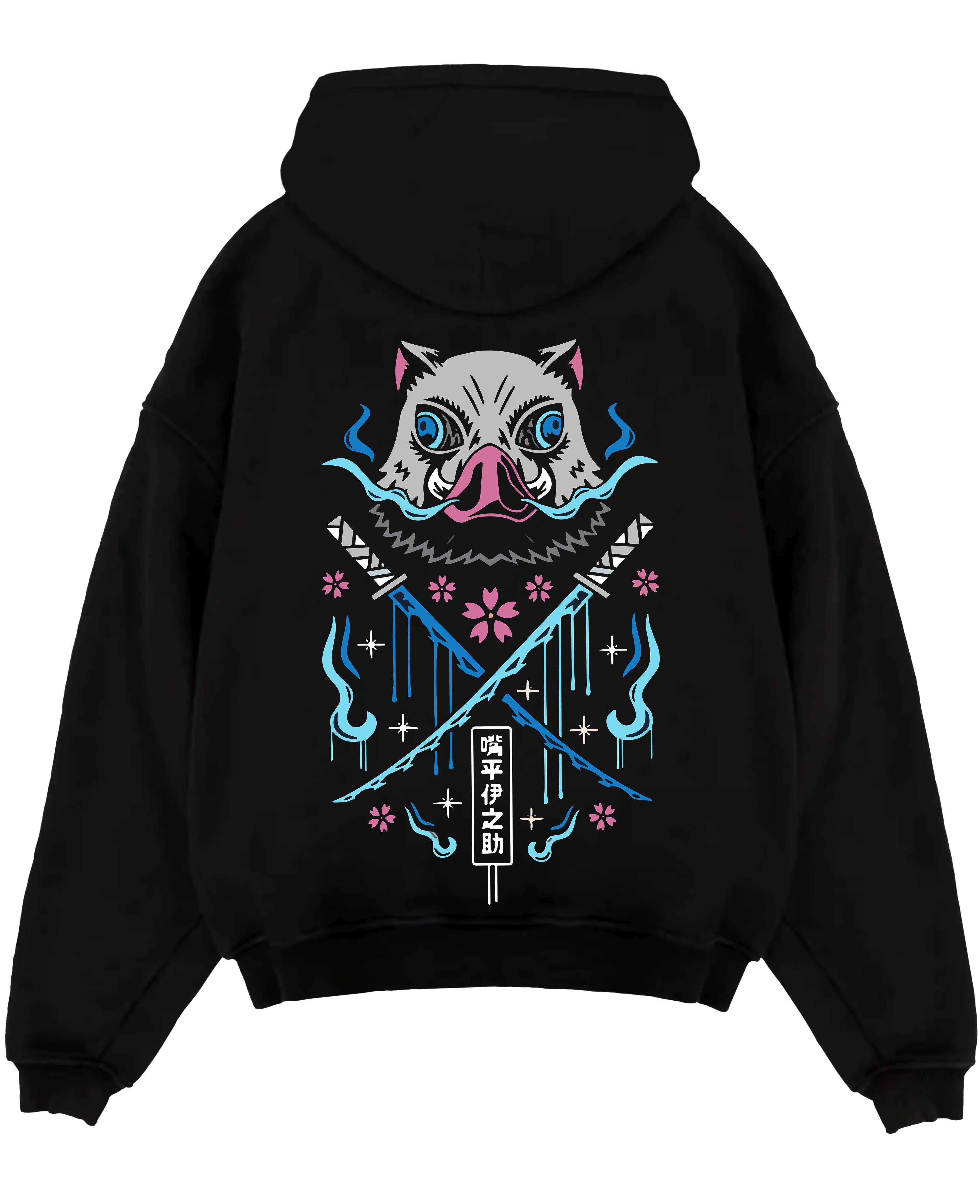 Inosuke Hashibira Twin Sword Beast Breathing Kimetsu no Yaiba Demon Slayer Inspired | Hoodie Sweatshirt Oversized T-shirt