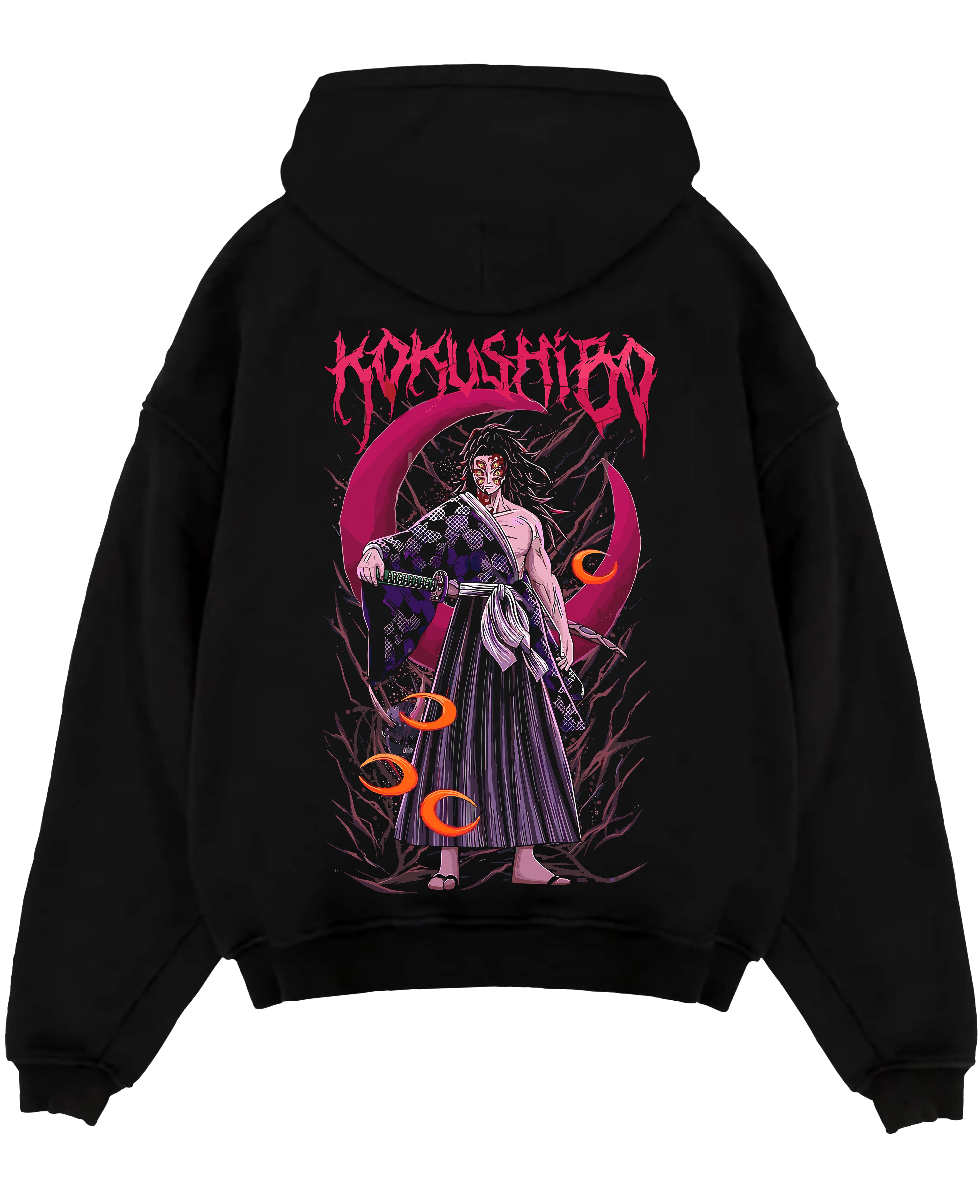 Kokushibo Moon Breathing Uppermoon 6 Demon Slayer Kimetsu No Yaiba Anime Inspired | Hoodie Sweatshirt Oversized T-shirt