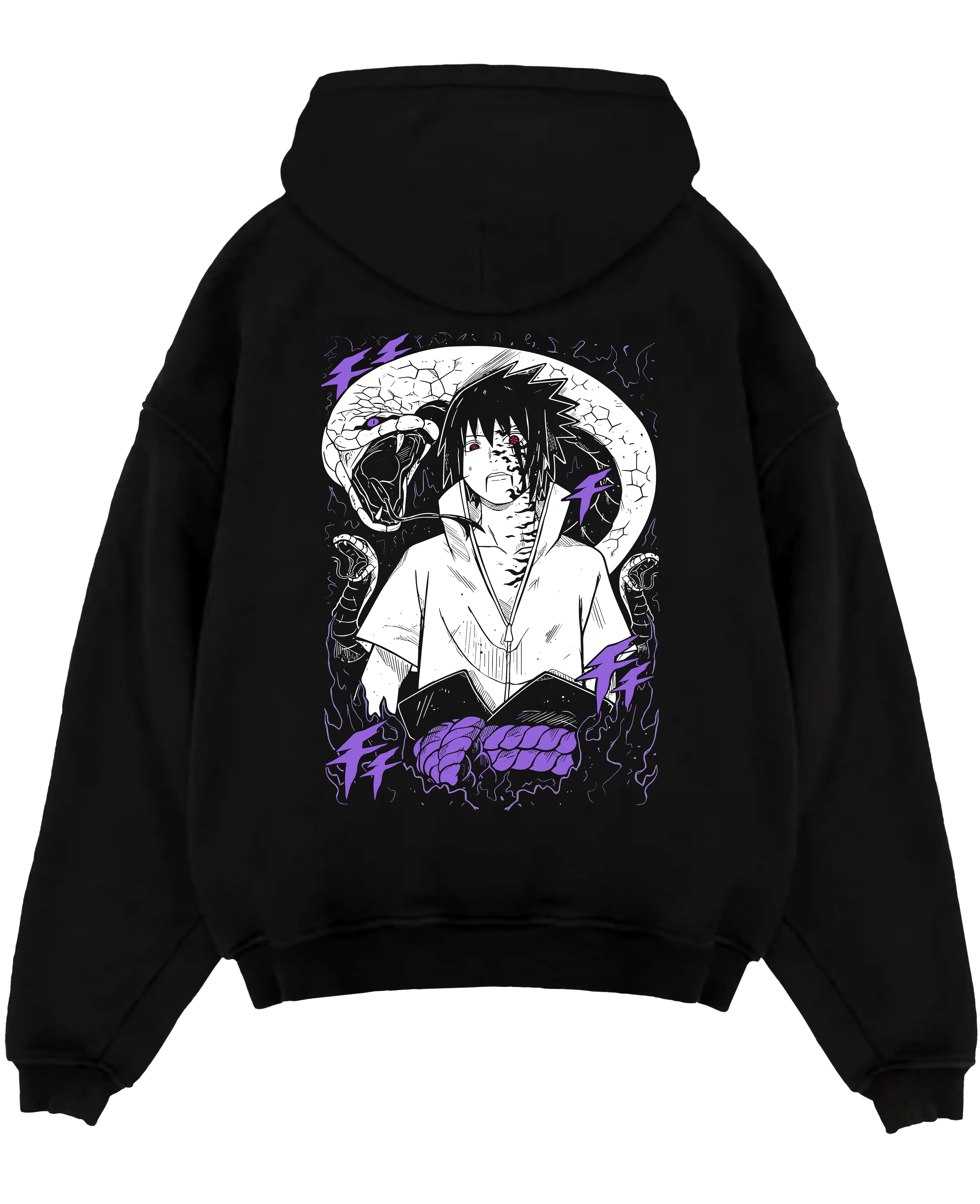 Sasuke Uchiha Susanoo Mangekyou Sharingan Snake Sage Anime Inspired | Unique Sweatshirt Oversized T-shirt Hoodie