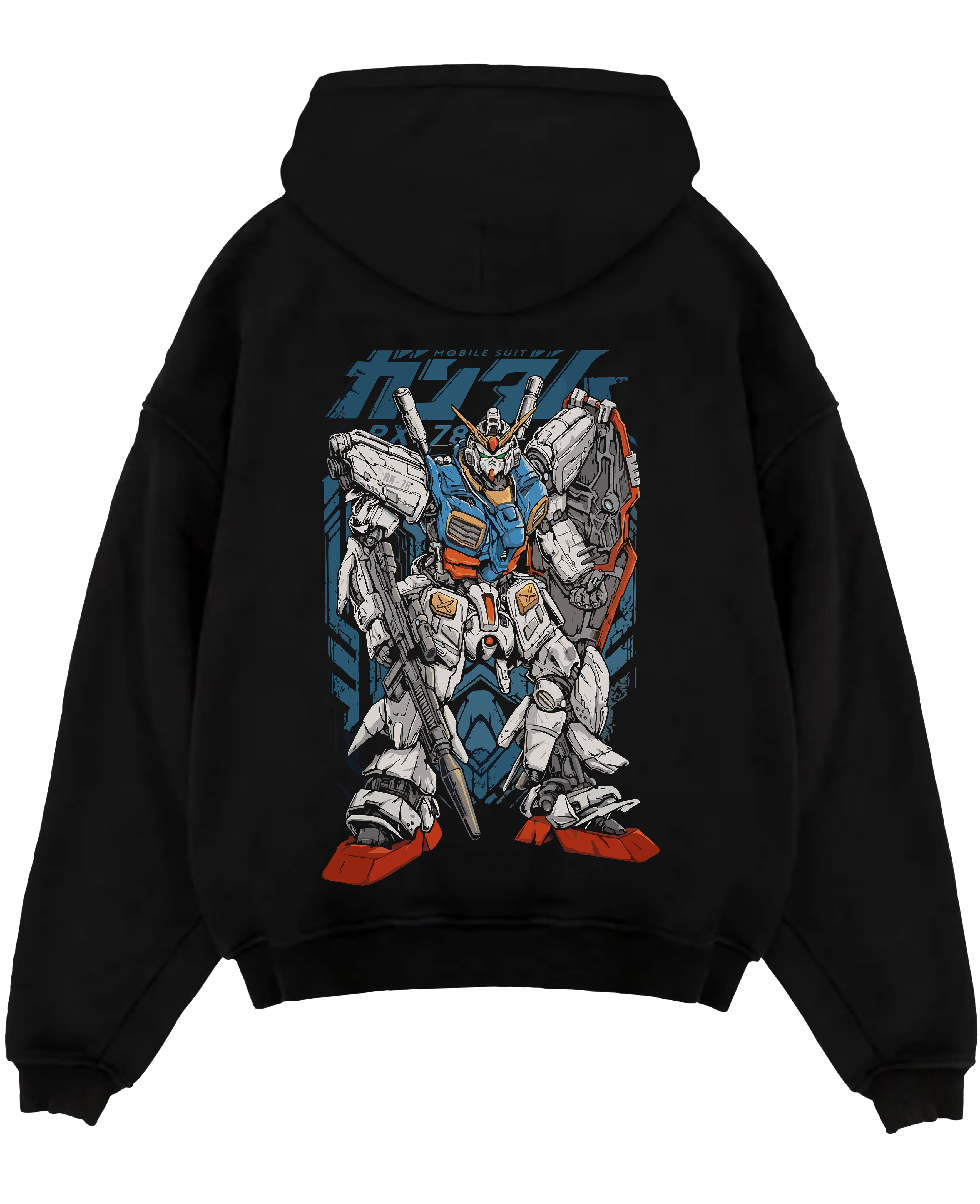 Gundam RX-78-2 v3 Retro Anime Inspired | Unique Sweatshirt Oversized T-shirt Hoodie