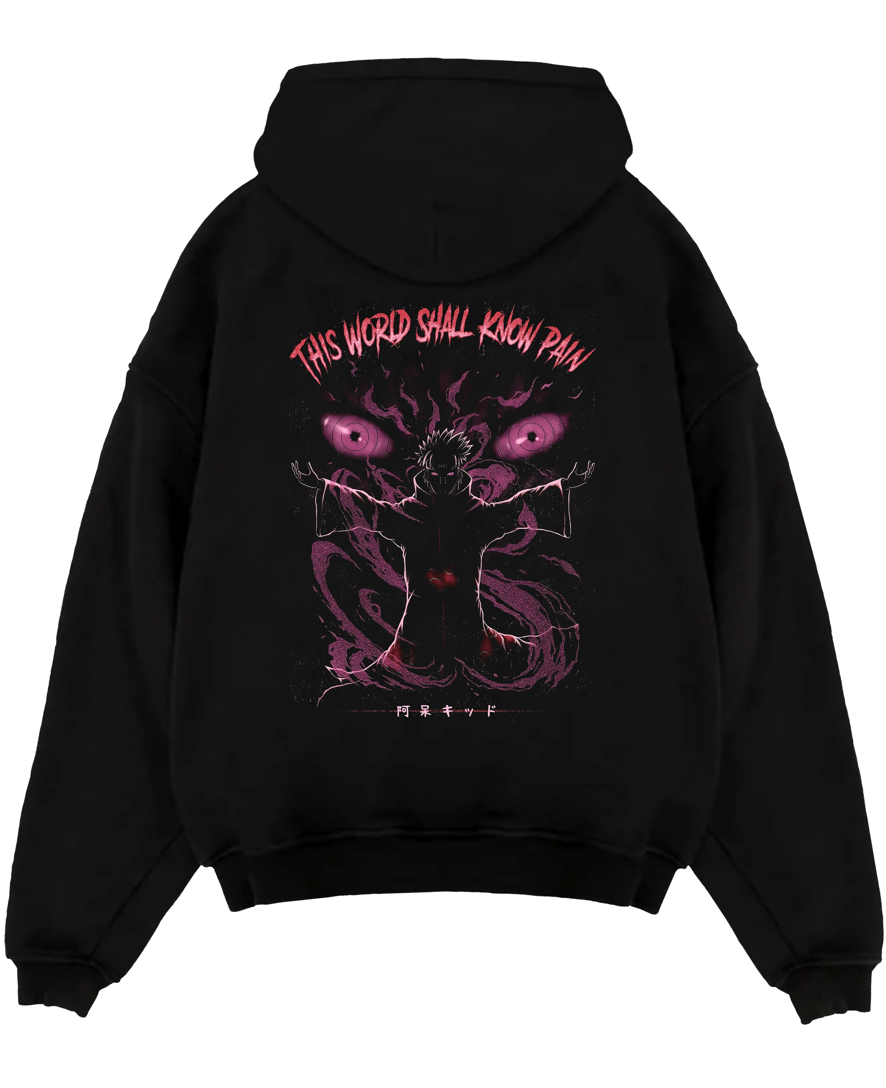 Pain "This world shall know pain" Rinnegan Akatsuki Naruto Anime Inspired | Unique Sweatshirt Oversized T-shirt Hoodie