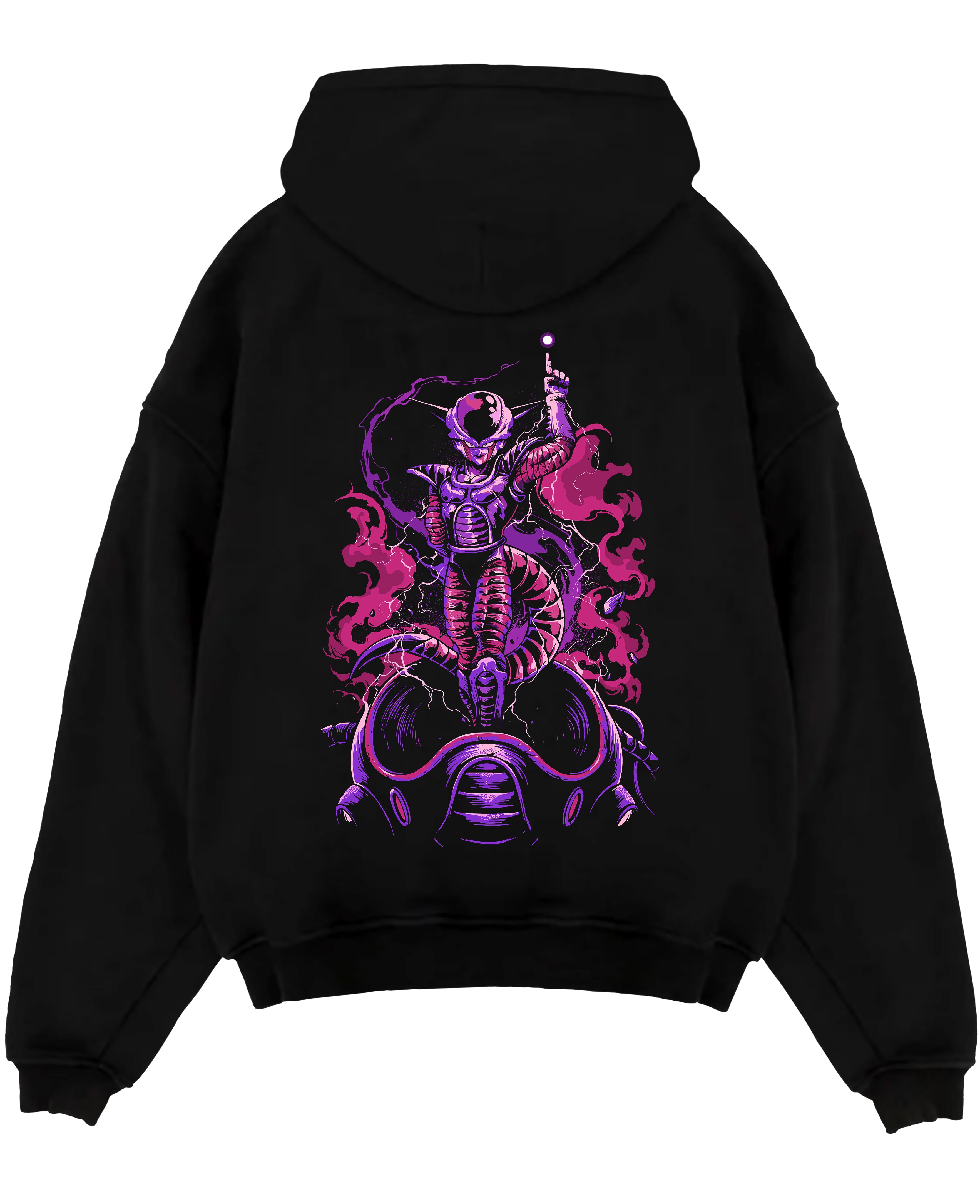 Freiza First Form Power Pose Monkey D.B.Z Vegeta Anime Inspired | Unique Sweatshirt Oversized T-shirt Hoodie