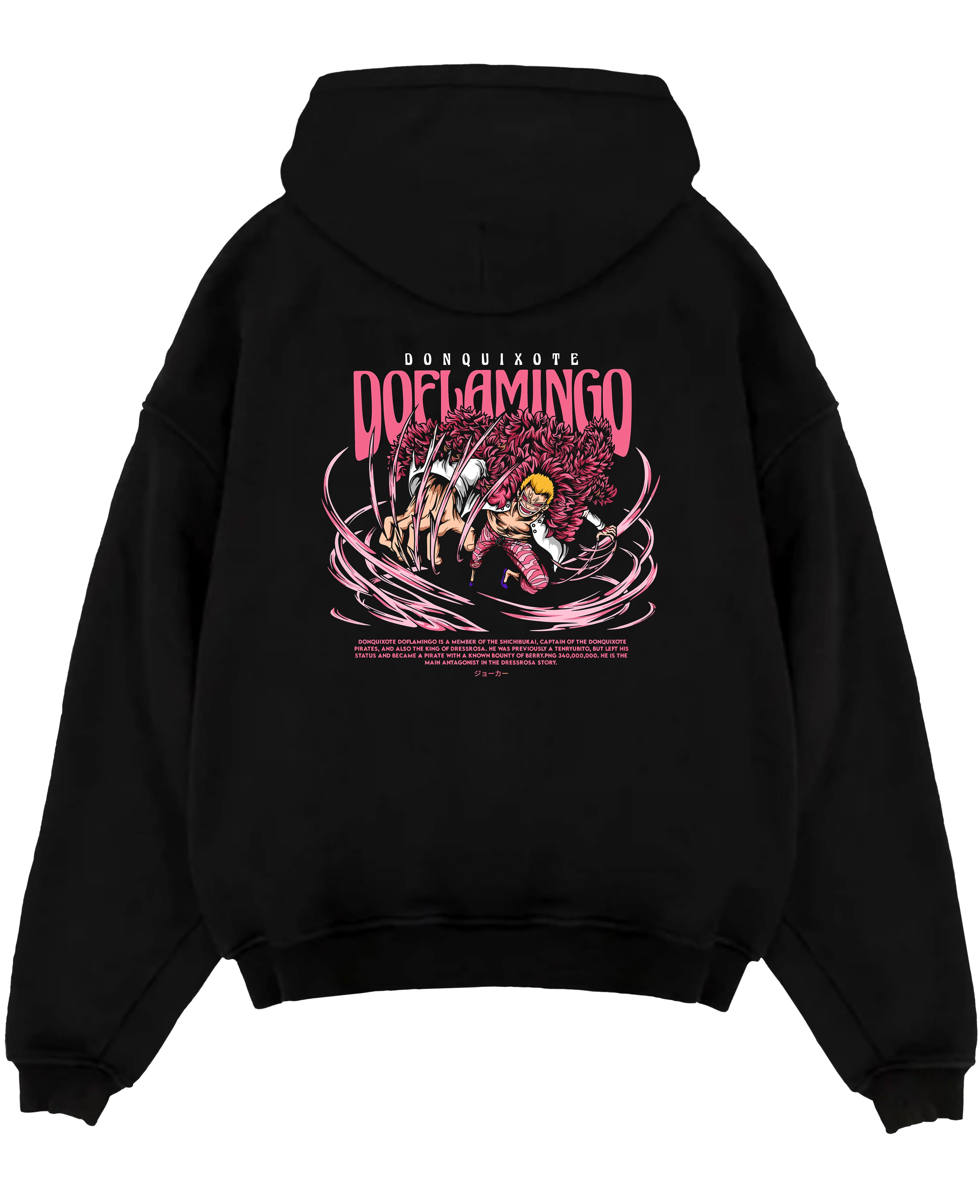 Doflamingo Donquixote Crew Pirates Shichibukai One Piece Anime Inspired | Hoodie Sweatshirt Oversized T-shirt