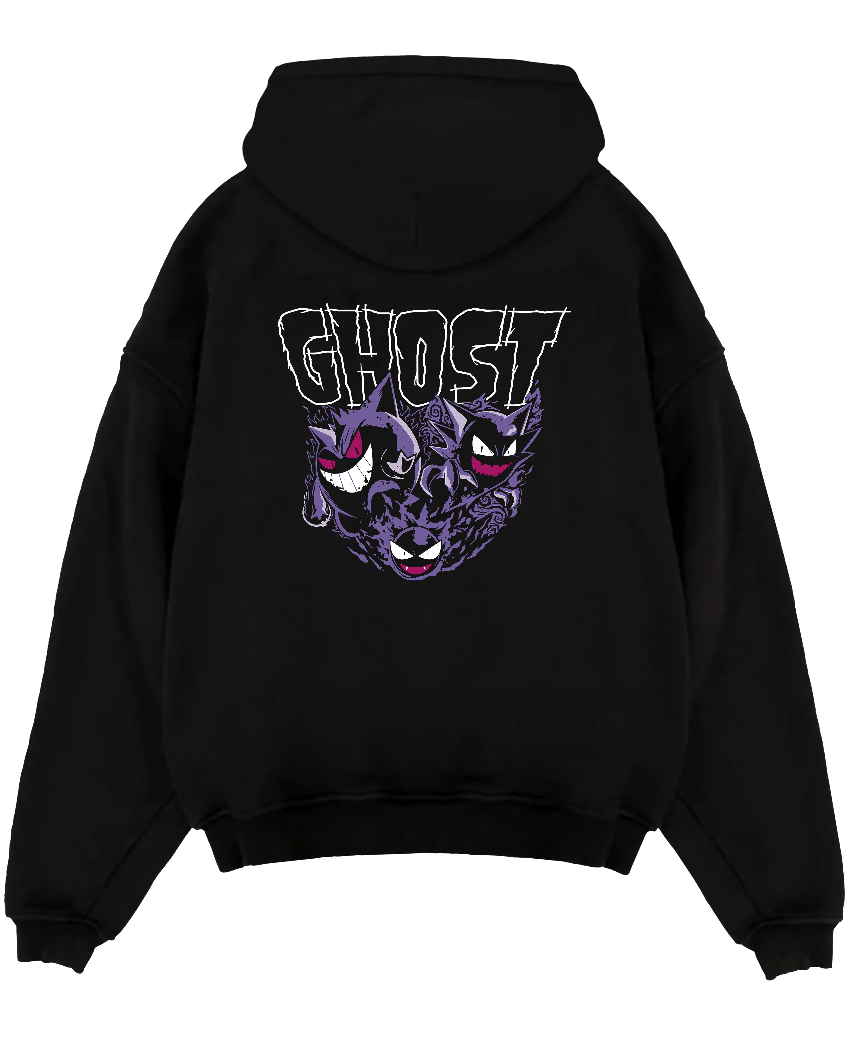 Pokemon Ghastly x Haunter x Gengar Ghost Anime Inspired | Unique Sweatshirt Oversized T-shirt Hoodie