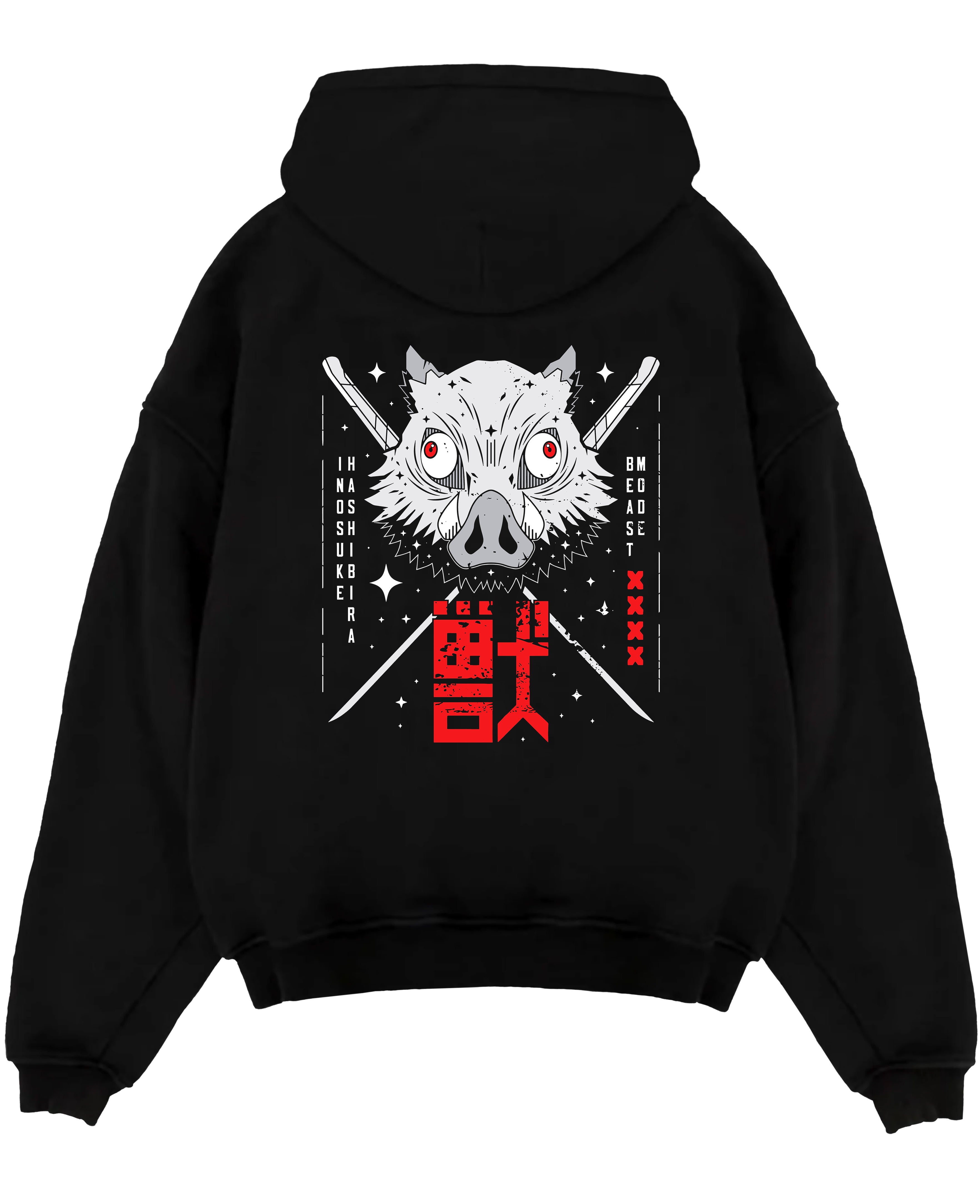 Inosuke Hashibira Beast Breathing Kimetsu no Yaiba Demon Slayer Inspired | Hoodie Sweatshirt Oversized T-shirt