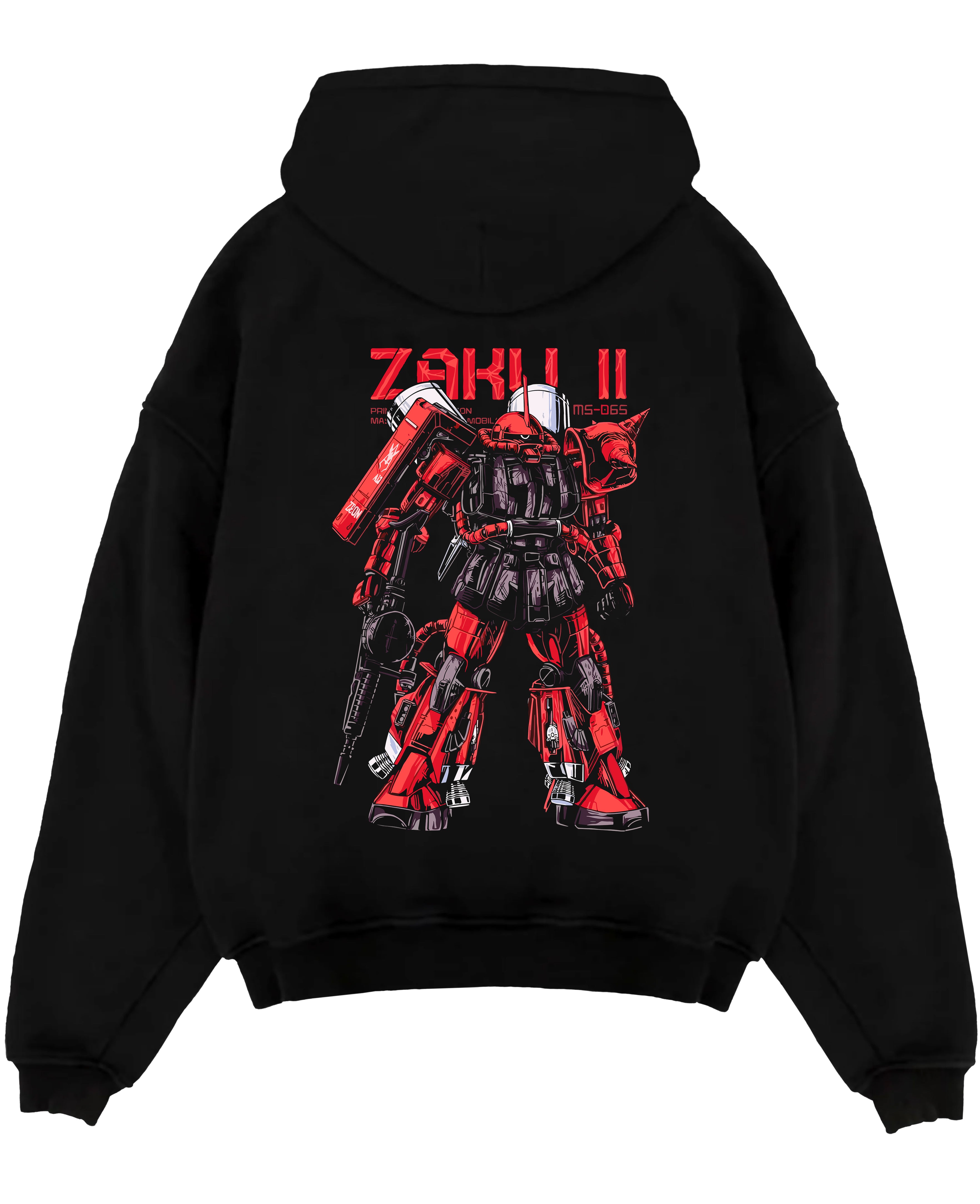 Mobile Suit Gundam MS-06S Zaku II Anime Inspired | Unique Sweatshirt Oversized T-shirt Hoodie