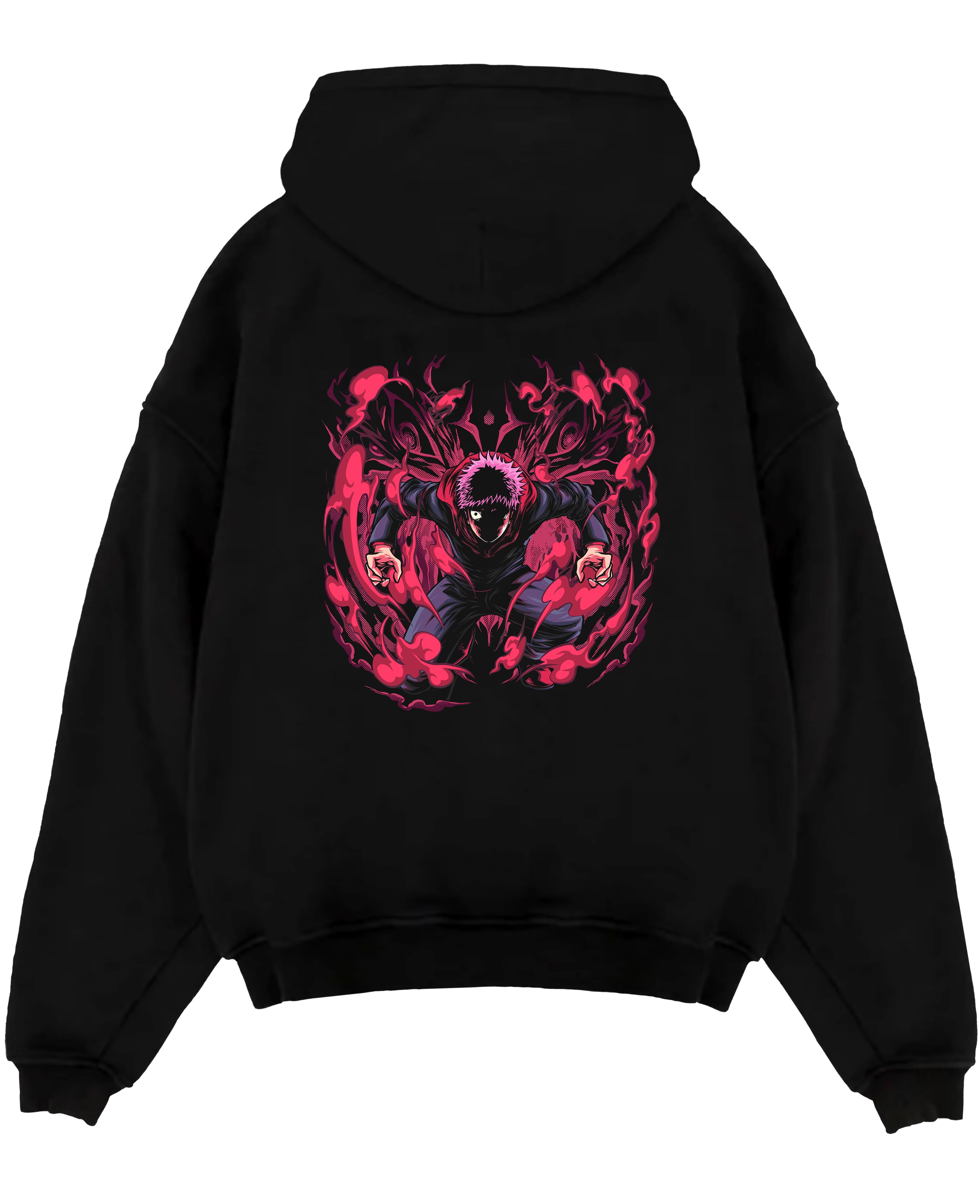 Yuji Itadori Silent Rage Jujutsu Kaisen JJK Premium Anime Inspired | Unique Sweatshirt Oversized T-shirt Hoodie