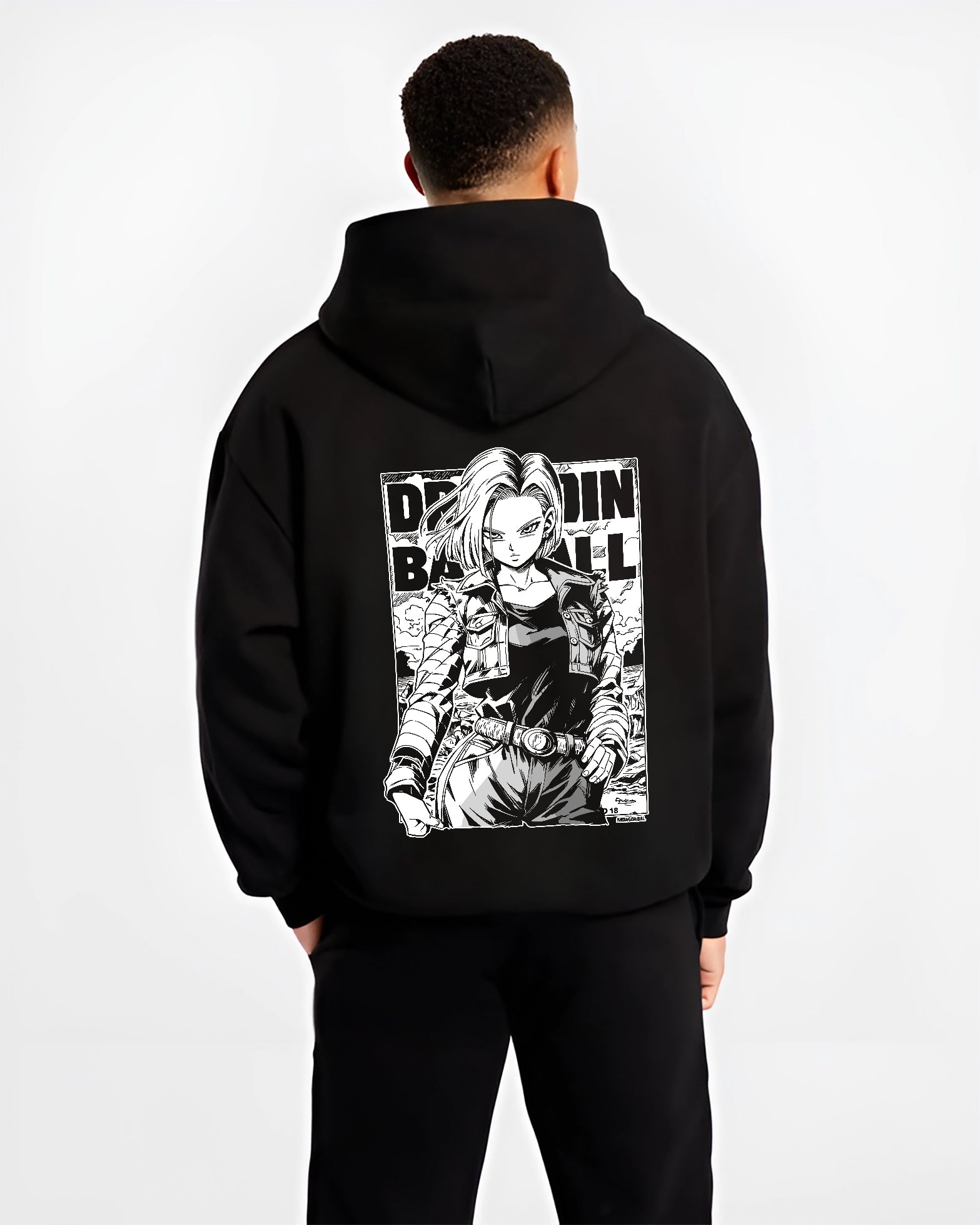 Android 18 Krillin's wife Anime Inspired | Unique Sweatshirt Oversized T-shirt Hoodie