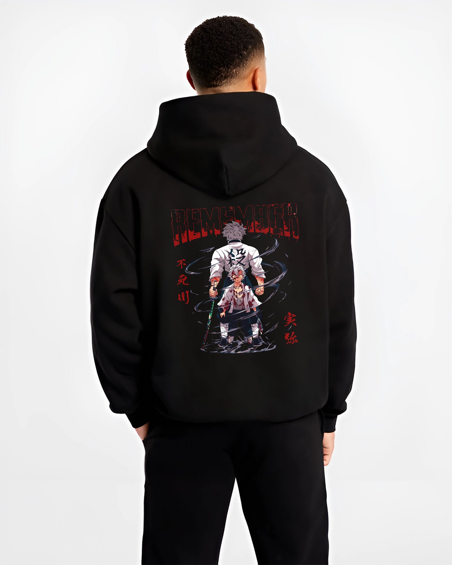 Sanemi Shinazugawa Hashira Wind Kimetsu no Yaiba Demon Slayer Inspired | Hoodie Sweatshirt Oversized T-shirt