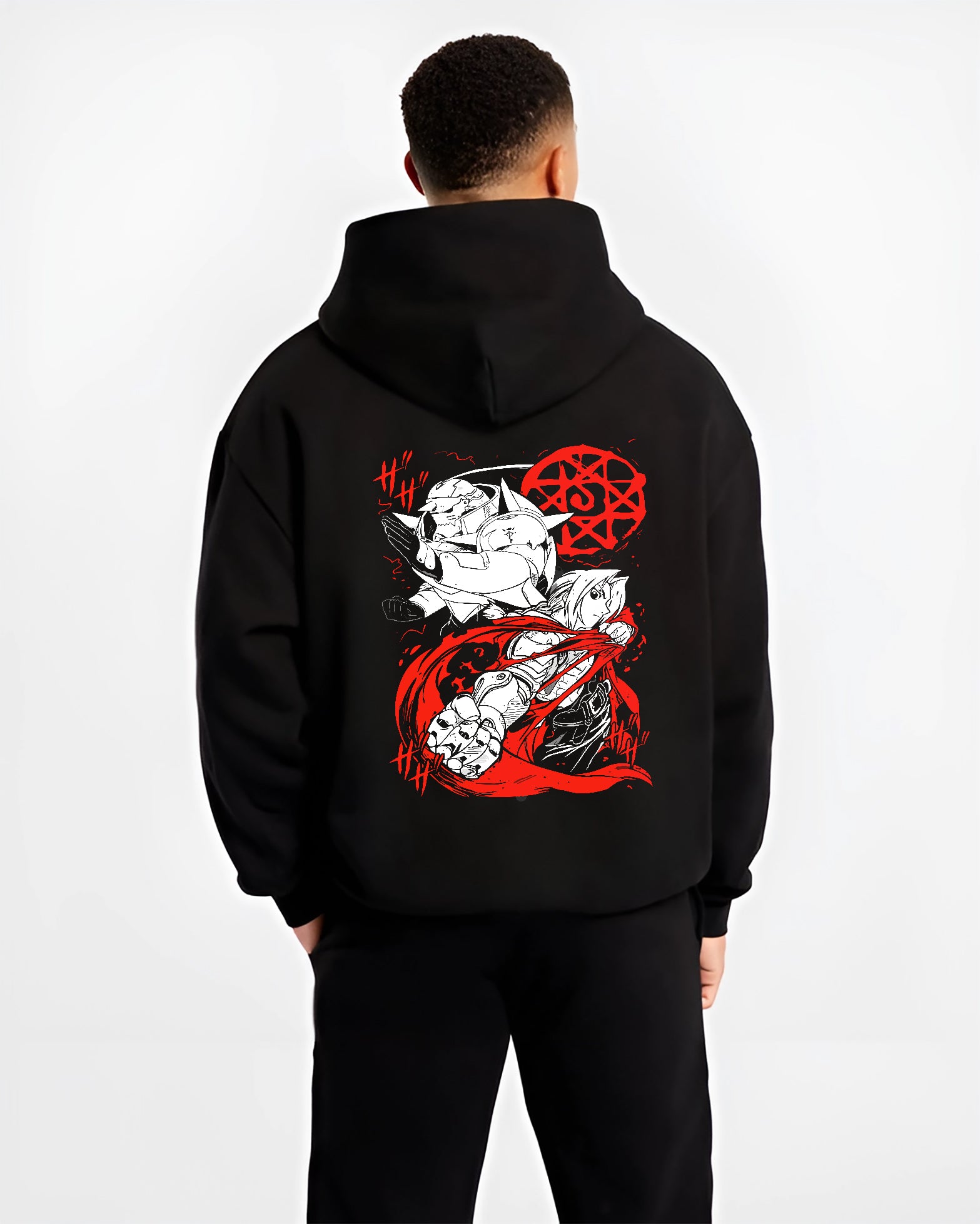 Edward x Alphonse Fullmetal Alchemist FMA Anime Inspired | Unique Sweatshirt Oversized T-shirt Hoodie