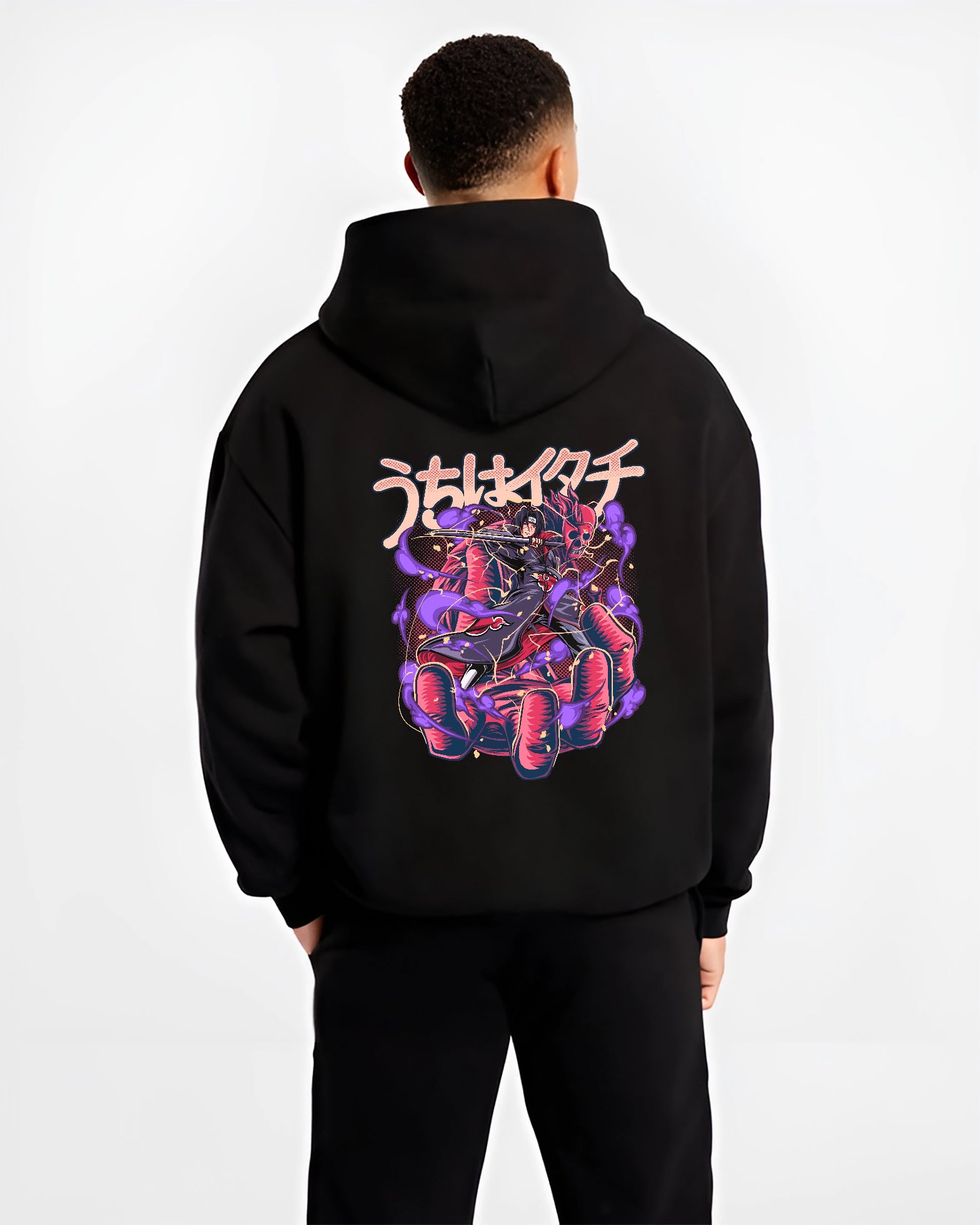 Itachi Uchiha Susanoo Mangekyou Sharingan Sword Anime Inspired | Unique Sweatshirt Oversized T-shirt Hoodie