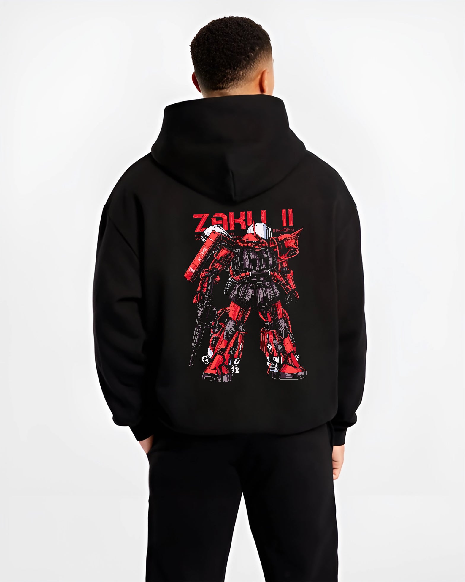 Mobile Suit Gundam MS-06S Zaku II Anime Inspired | Unique Sweatshirt Oversized T-shirt Hoodie