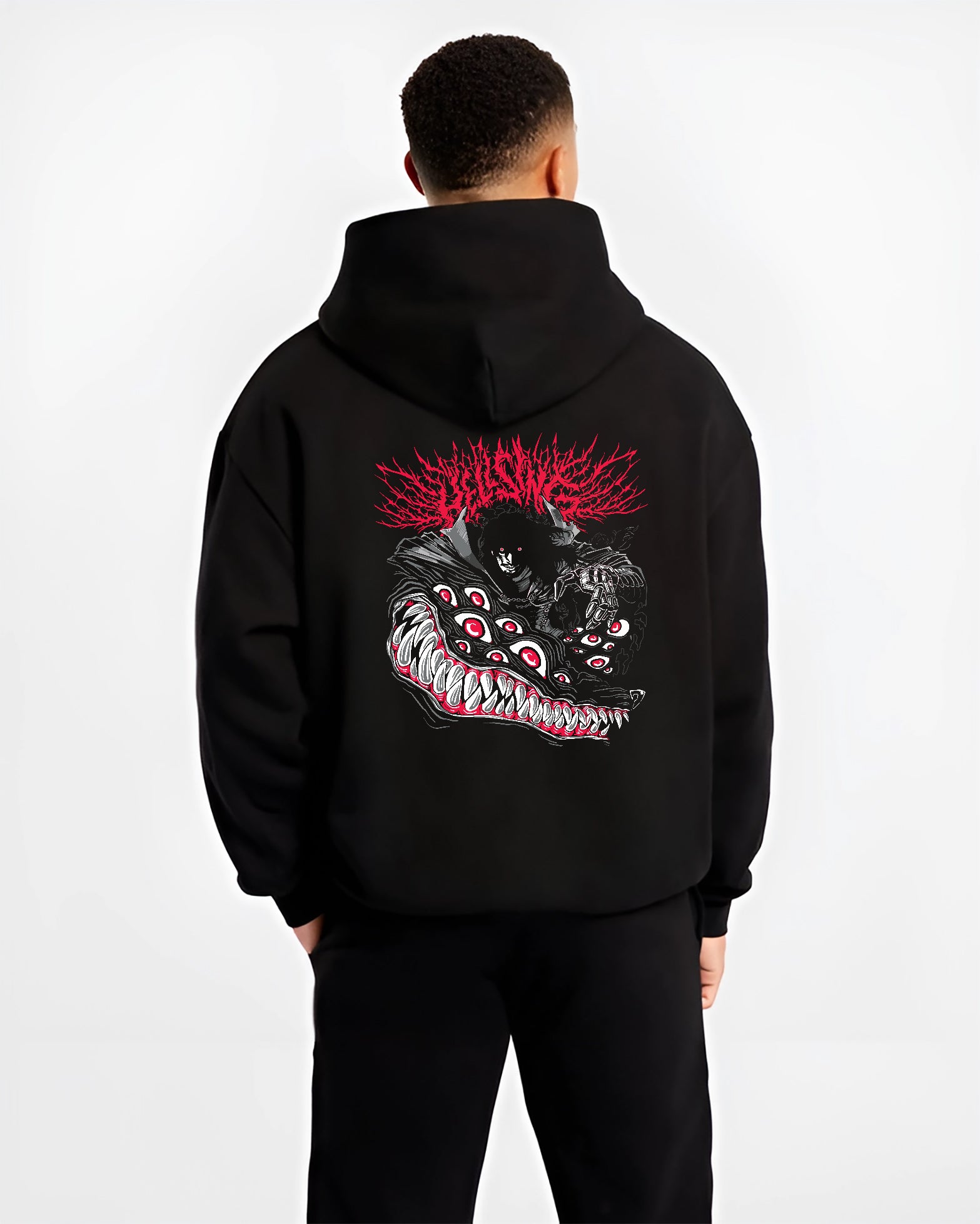 Hellsing Allucard Baskerville Familiar Anime Inspired | Hoodie Sweatshirt Oversized T-shirt