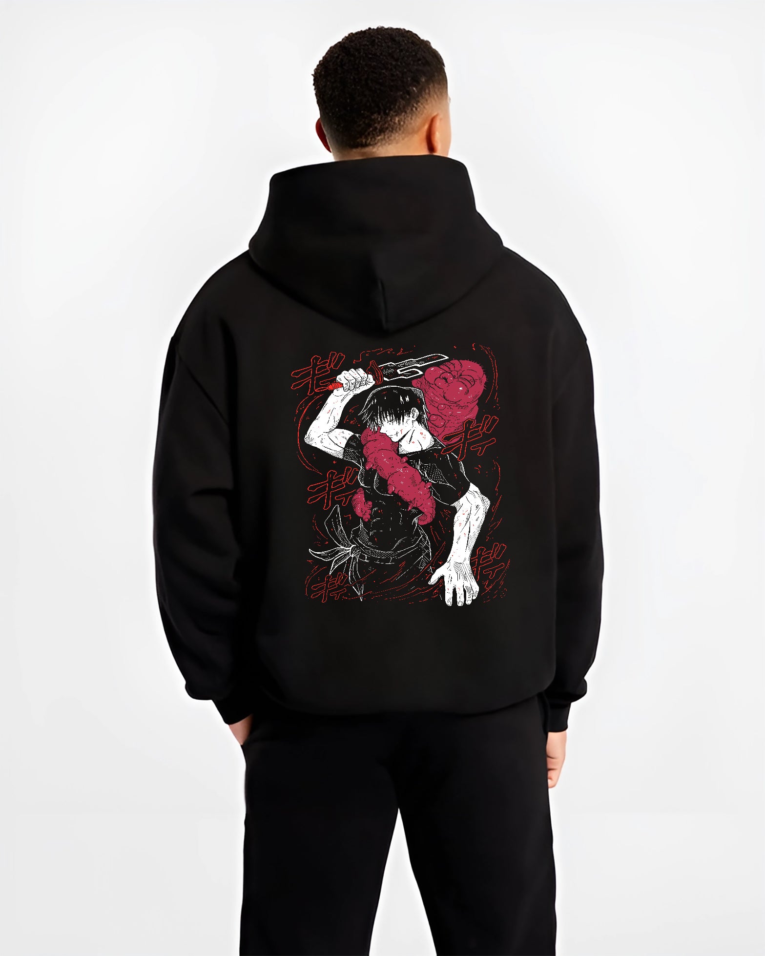 Toji Fushiguro Pose Jujutsu Kaisen JJK Premium Anime Inspired | Unique Sweatshirt Oversized T-shirt Hoodie