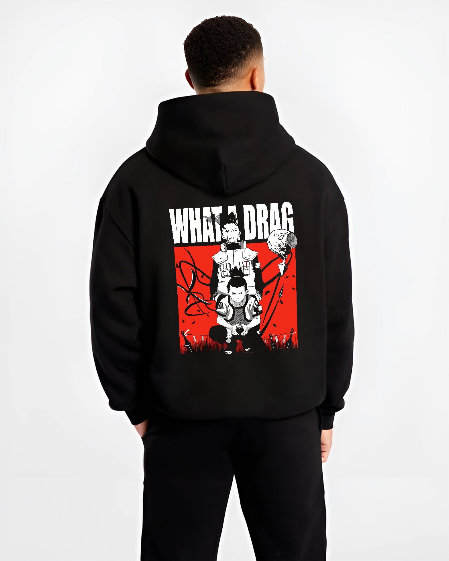 Shikamaru Nara What a Drag Naruto Anime Inspired | Unique Sweatshirt Oversized T-shirt Hoodie