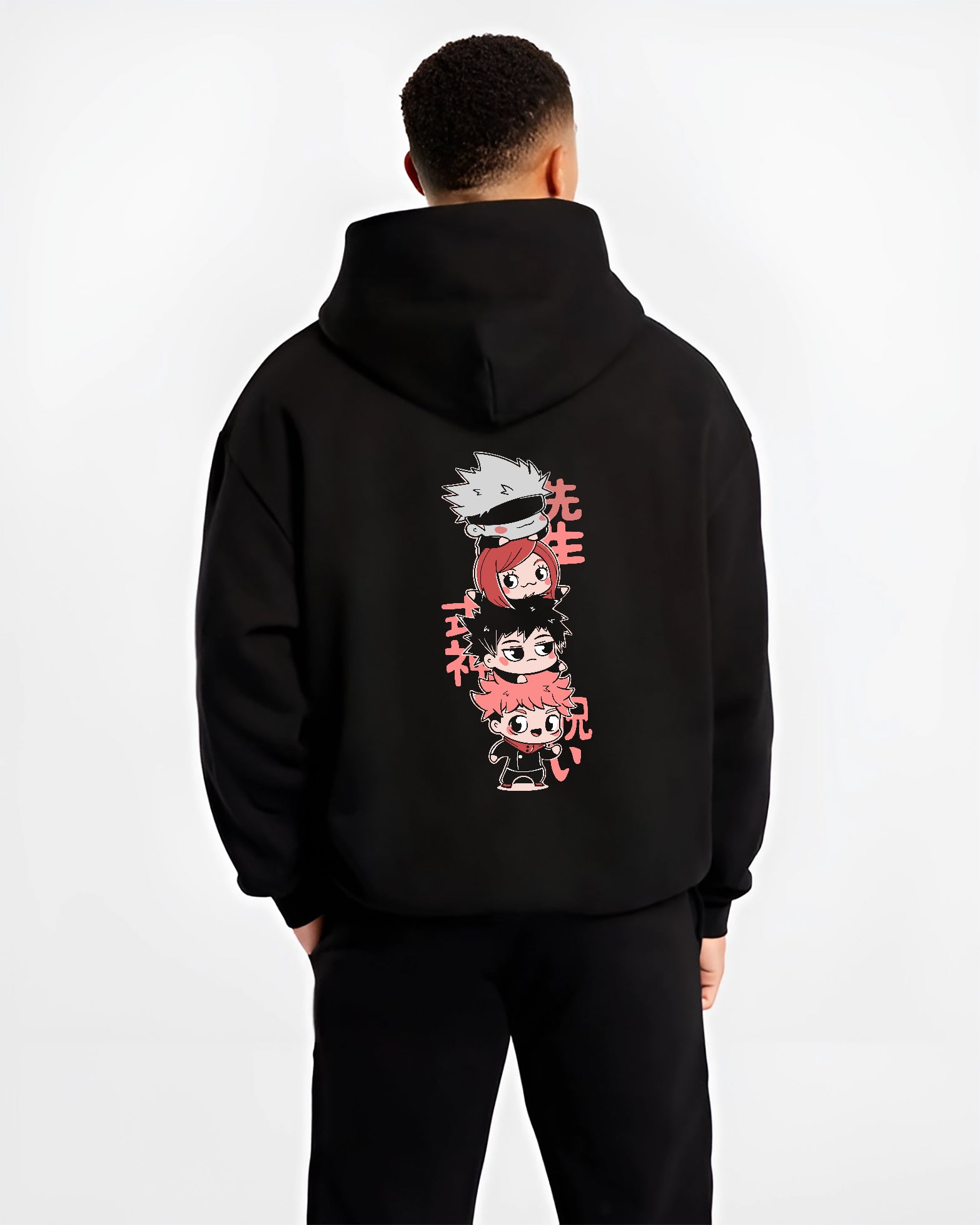 Cute Chibi Gojo, Megumi, Yuji, Nobara Jujutsu Kaisen Characters Premium Anime Inspired | Unique Sweatshirt Oversized T-shirt Hoodie