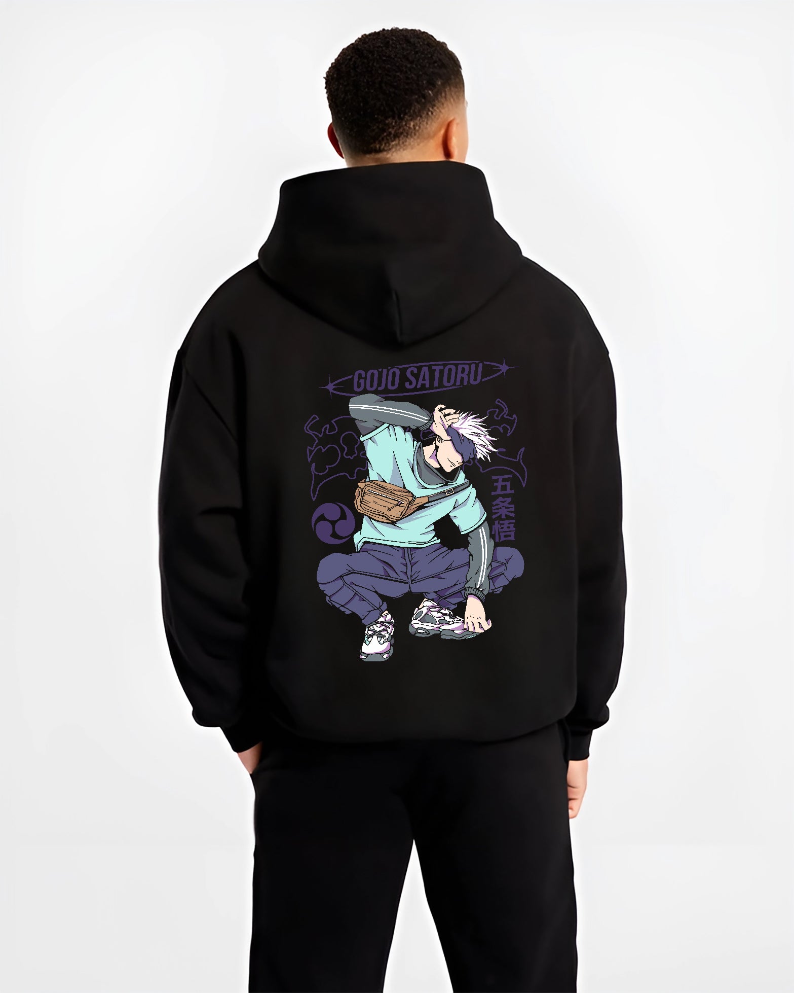 Gojo Satoru jujutsu Cool Kaisen Sorcerer JJK Anime Inspired | Hoodie Sweatshirt Oversized T-shirt