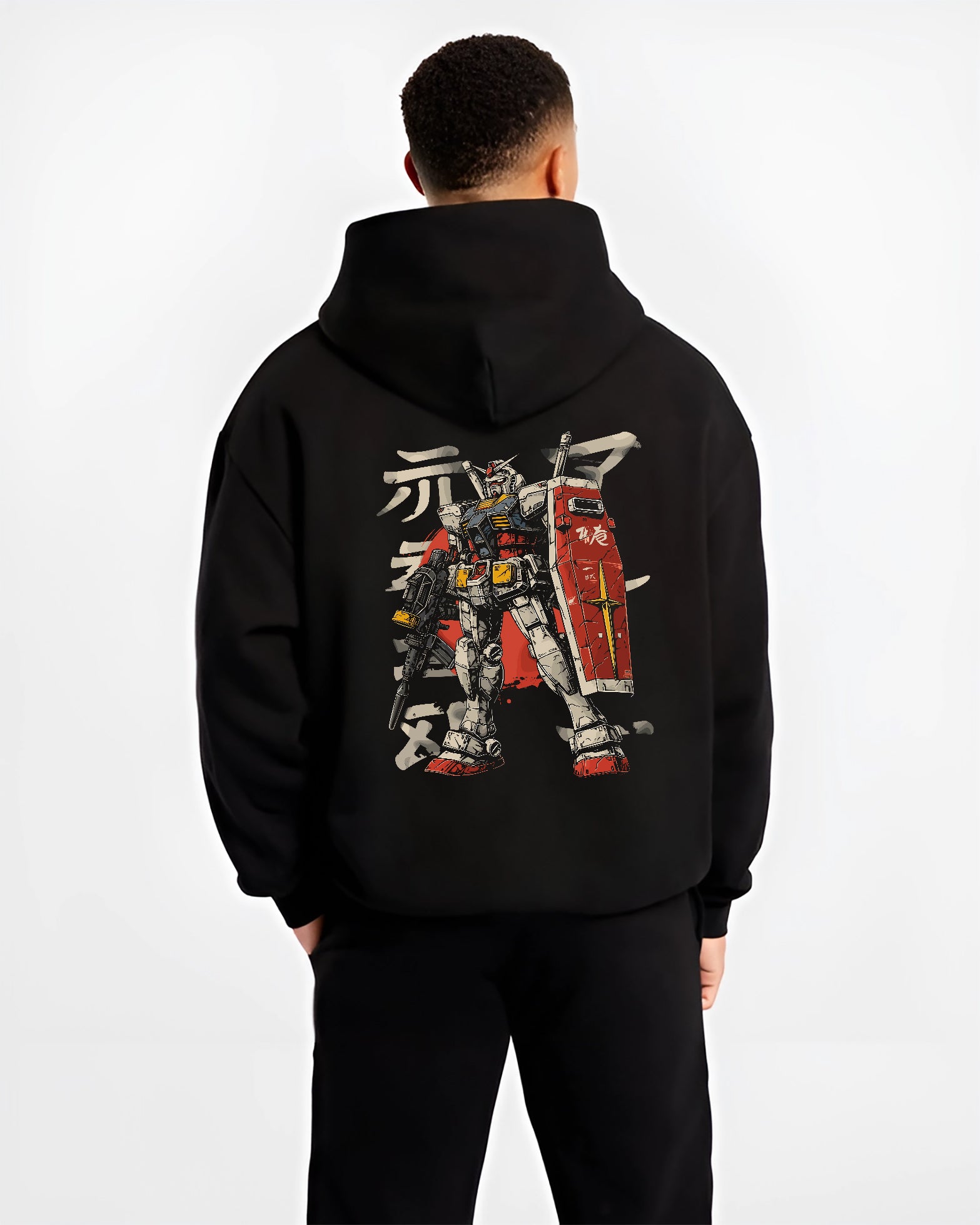 Gundam RX-78-2 Mecha Retro Anime Inspired | Unique Sweatshirt Oversized T-shirt Hoodie