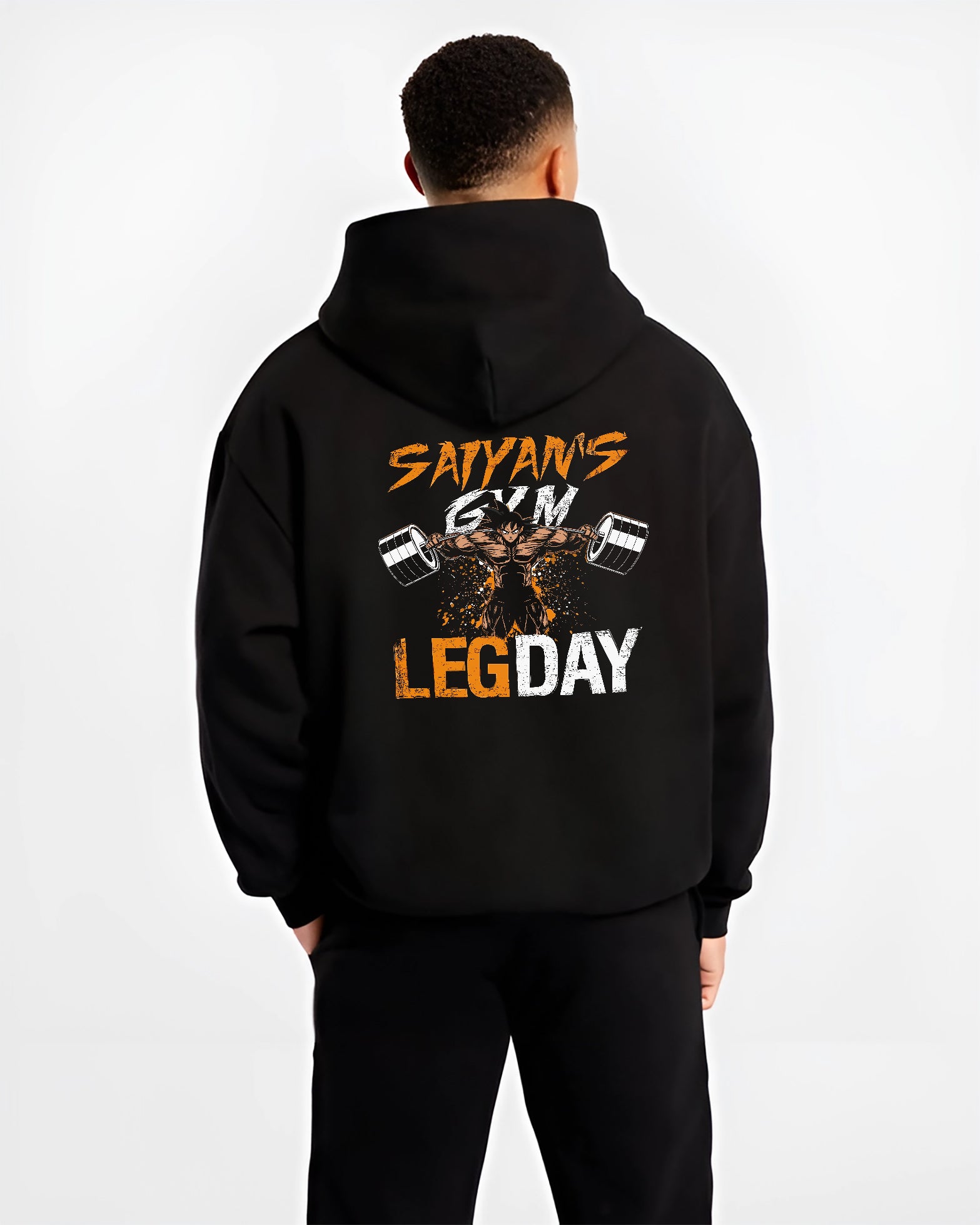 Son Goku Gym Leg Day Saiyan SSJ D.B.Z Anime Inspired | Unique Sweatshirt Oversized T-shirt Hoodie