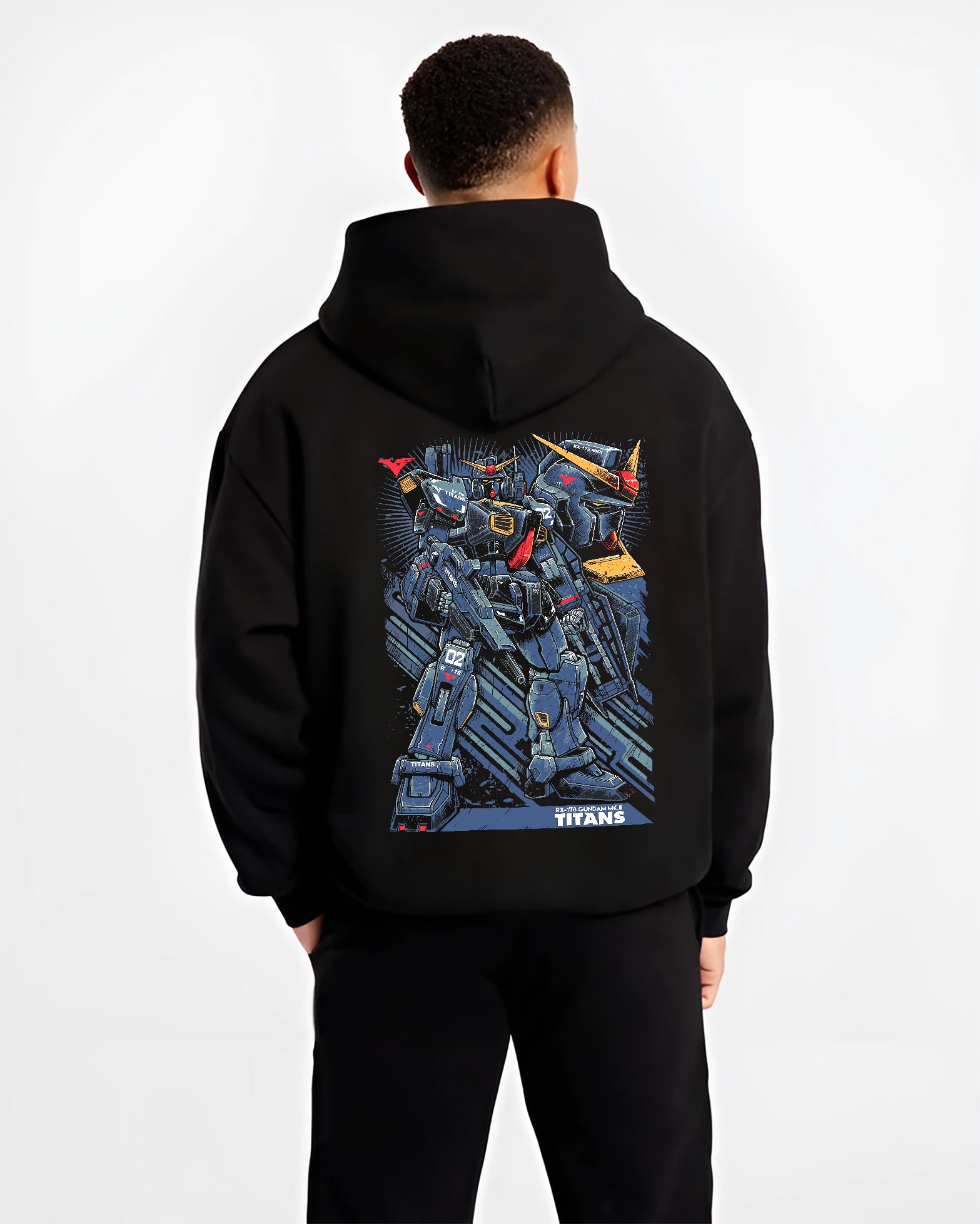 Gundam RX-78-2 v4 Retro Anime Inspired | Unique Sweatshirt Oversized T-shirt Hoodie