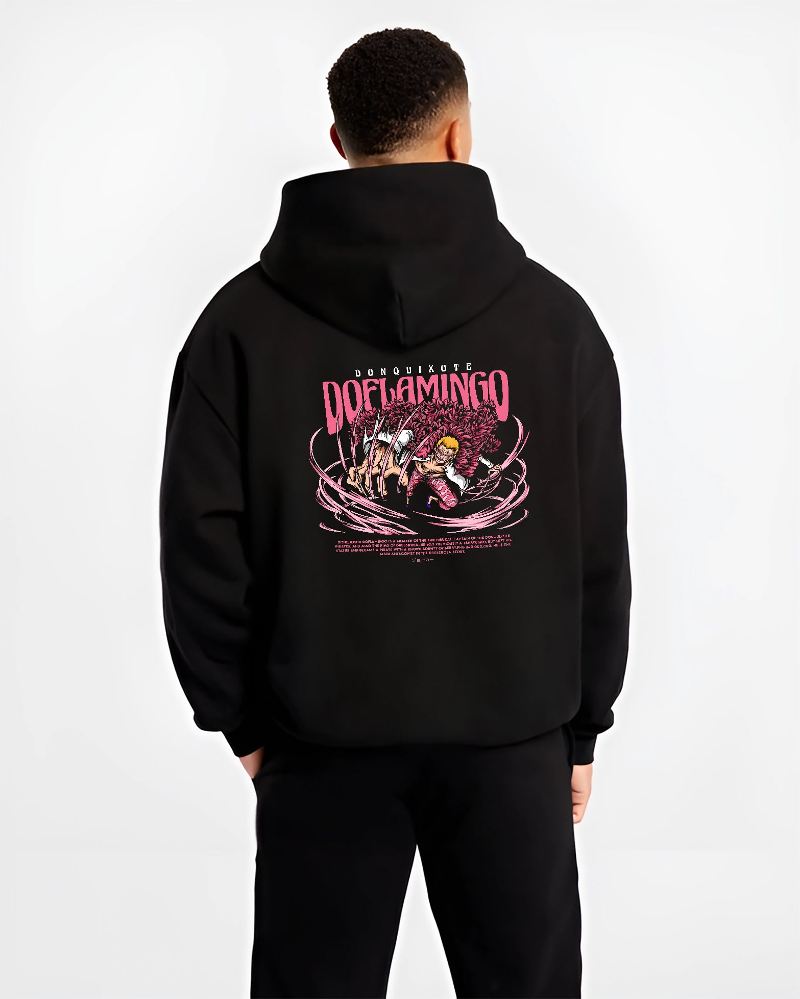 Doflamingo Donquixote Crew Pirates Shichibukai One Piece Anime Inspired | Hoodie Sweatshirt Oversized T-shirt