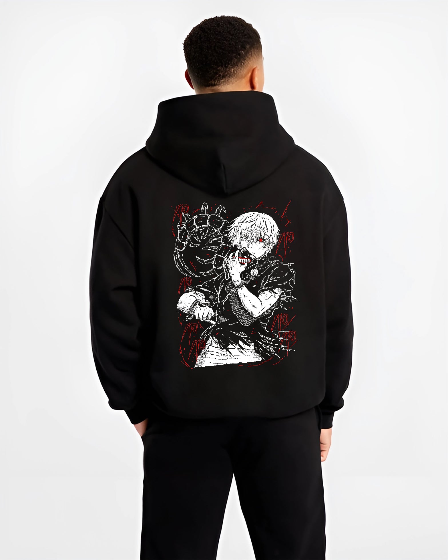 Tokyo Ghoul Kaneki Kagune Kajuka Face Mask Anime Inspired | Unique Sweatshirt Oversized T-shirt Hoodie