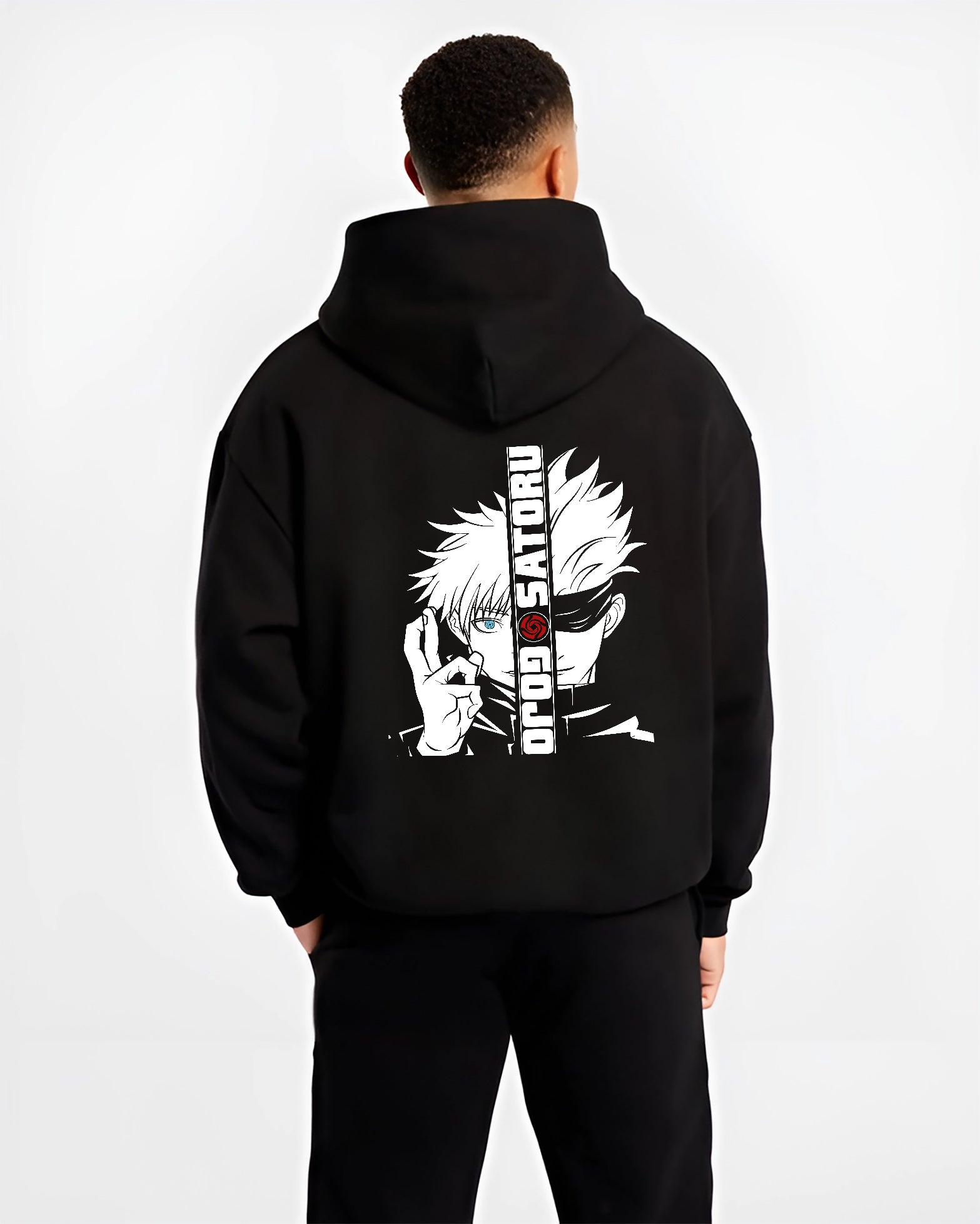 Gojo Satoru jujutsu Mask Kaisen Sorcerer JJK Anime Inspired | Hoodie Sweatshirt Oversized T-shirt