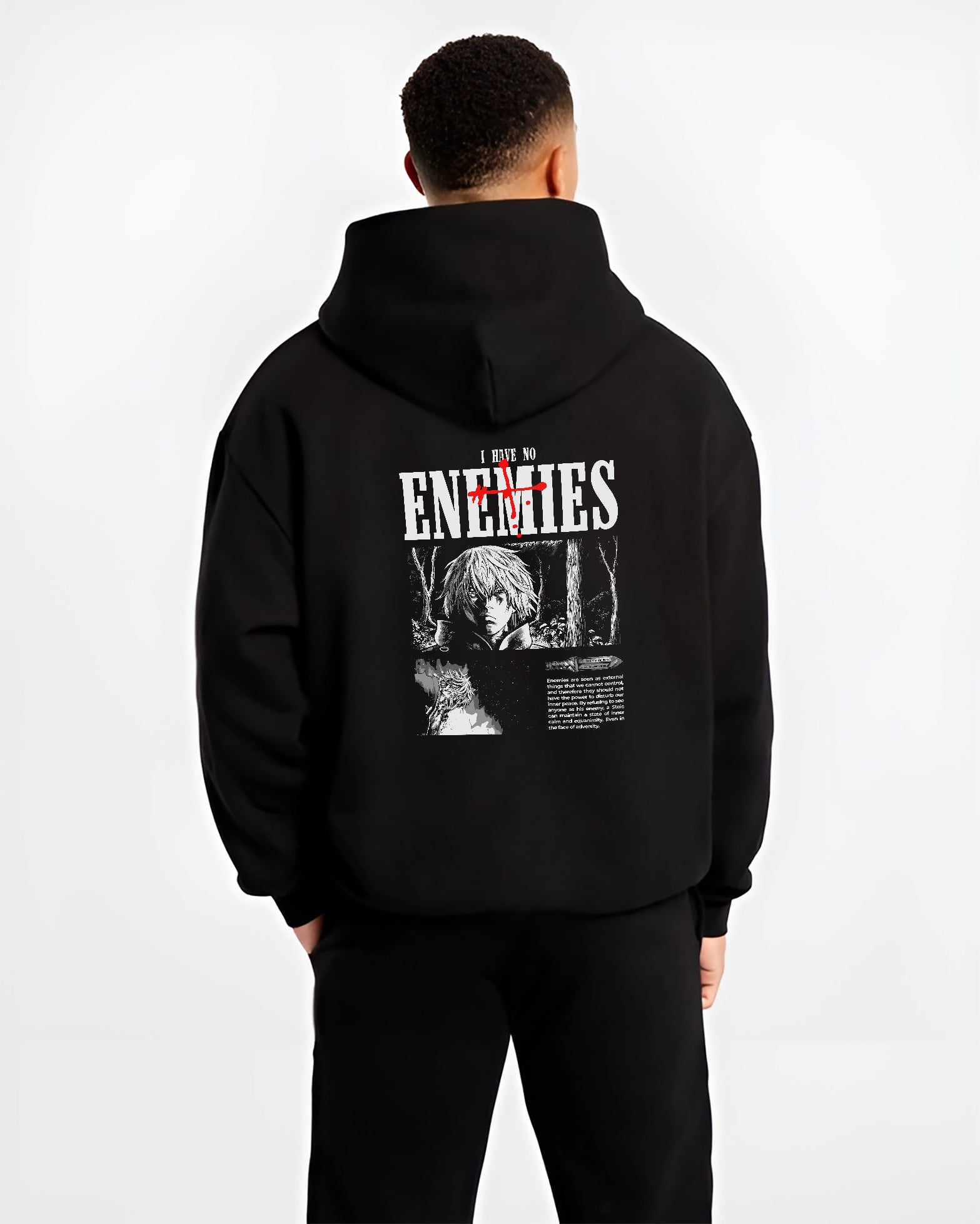 Vinland Thorfinn "I have no enemies" Saga Anime Inspired | Unique Sweatshirt Oversized T-shirt Hoodie