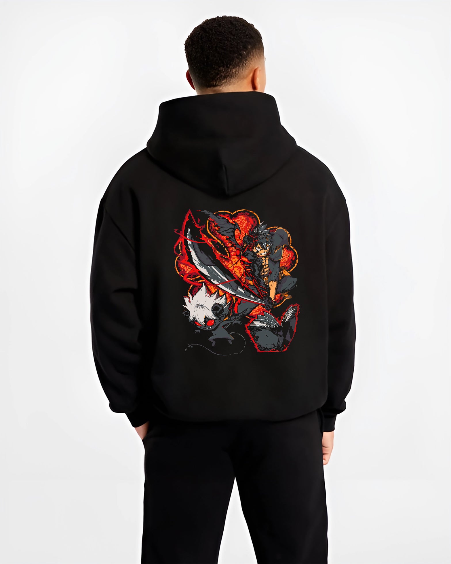 Asta x Liebe Demon Form Black Clover Anime Inspired | Unique Sweatshirt Oversized T-shirt Hoodie