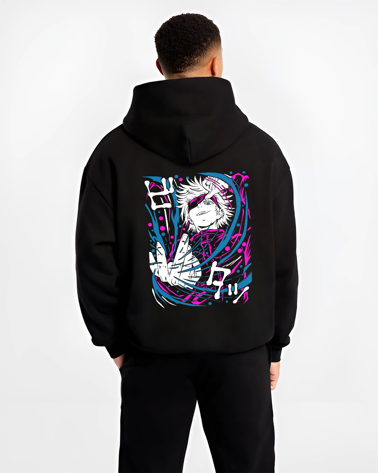 Satarou Gojo Jujutsu Kaisen Hollow Purple JJK Premium Anime Inspired | Unique Sweatshirt Oversized T-shirt Hoodie