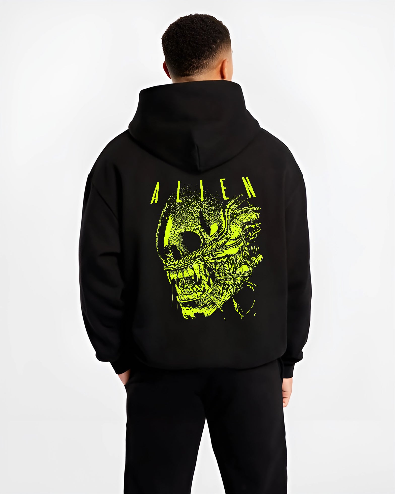 Alien Xenomorph Worker ft Ridley Scott Alien vs Predator AVP Comic Book Inspired | Unique Sweatshirt Oversized T-shirt Hoodie