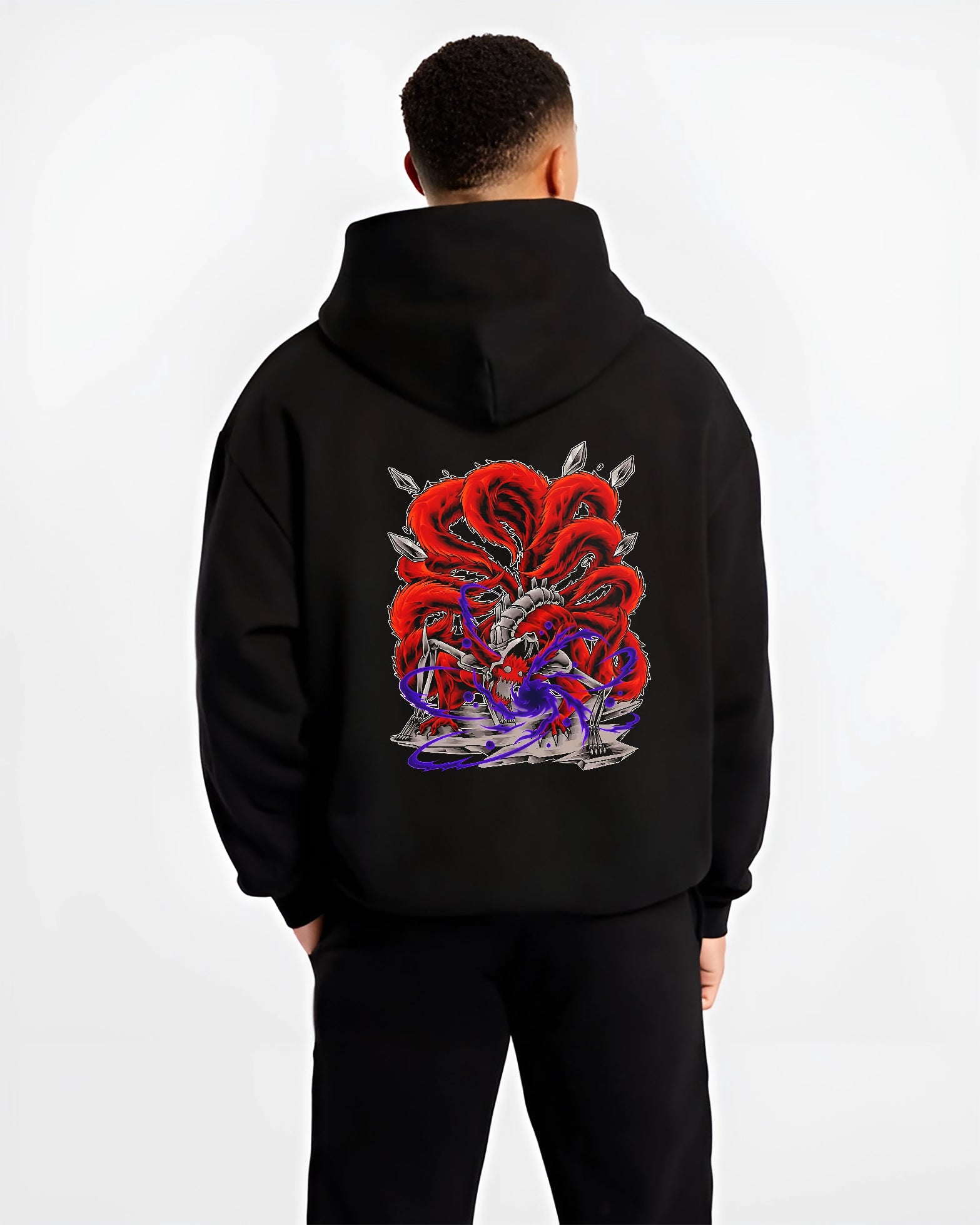 Naruto Baryon 6 Tails Fox Anime Inspired | Unique Sweatshirt Oversized T-shirt Hoodie