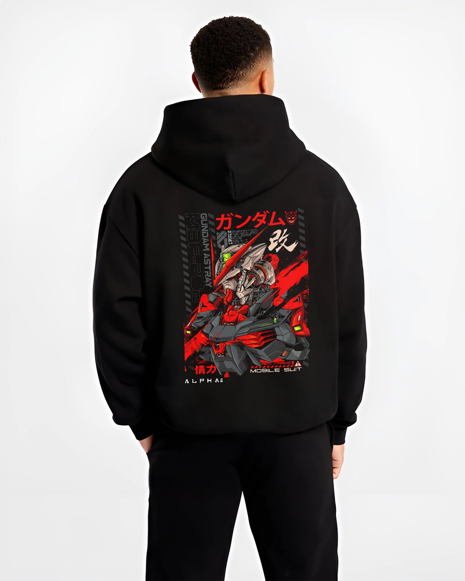 Mobile Suit Gundam Astray MBF-P02 Anime Inspired | Unique Sweatshirt Oversized T-shirt Hoodie