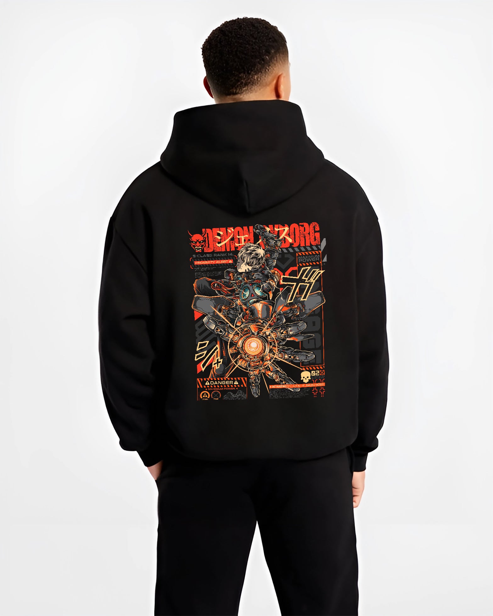 One punch man genos hoodie on sale