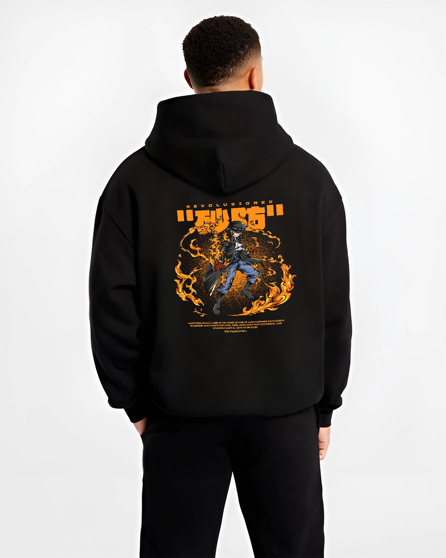 Sabo Flame Emperor Revolutionaries Monkey D Dragon Anime Inspired | Hoodie Sweatshirt Oversized T-shirt