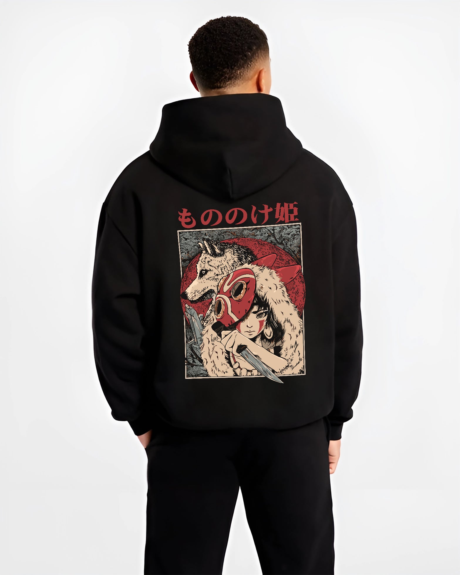 Studio Ghilbi San x Moro Princess Mononoke Movie Inspired | Unique Sweatshirt Oversized T-shirt Hoodie