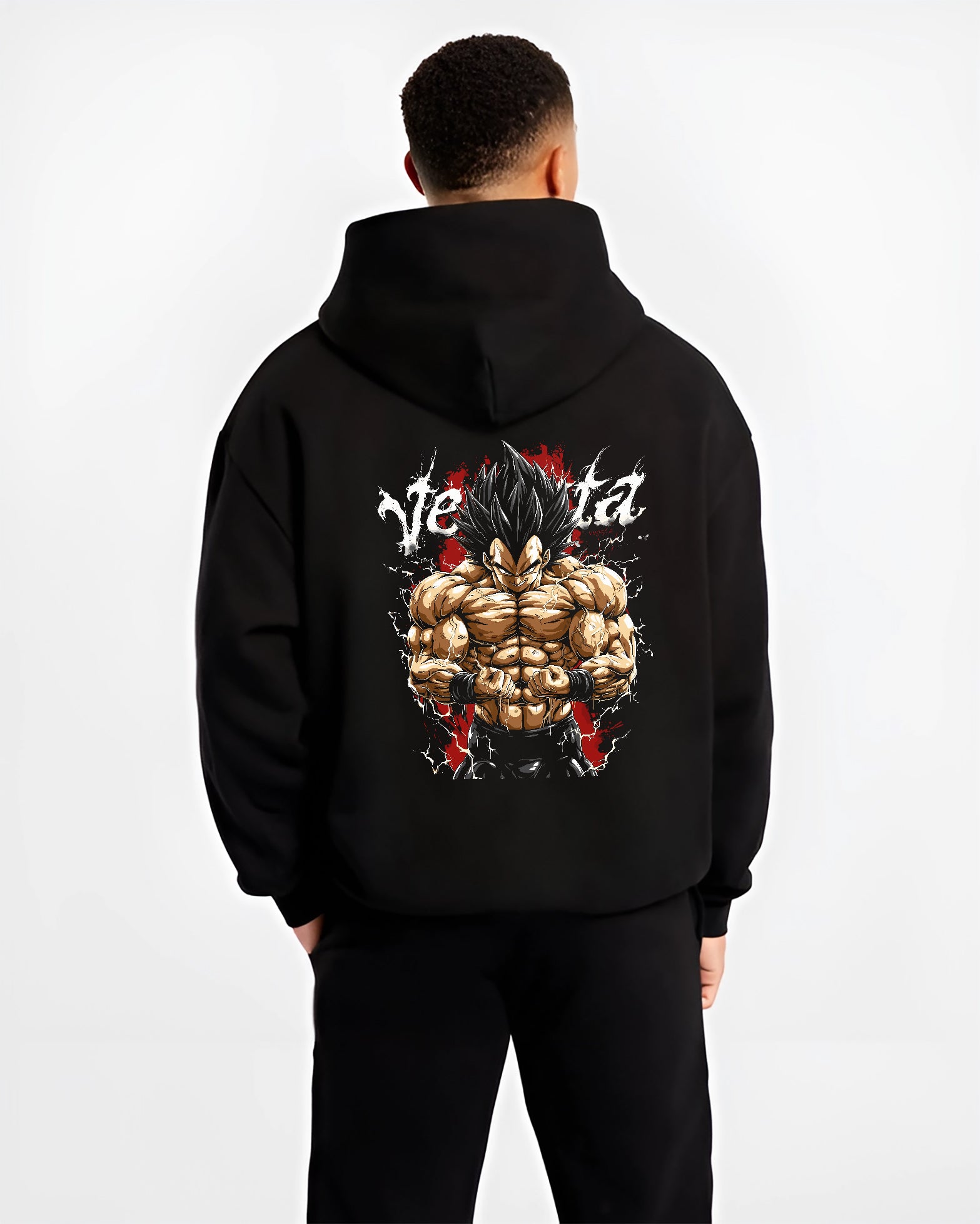 Vegeta Prince of Saiyins Gym Buff Flex SSJ D.B.Z Anime Inspired | Unique Sweatshirt Oversized T-shirt Hoodie