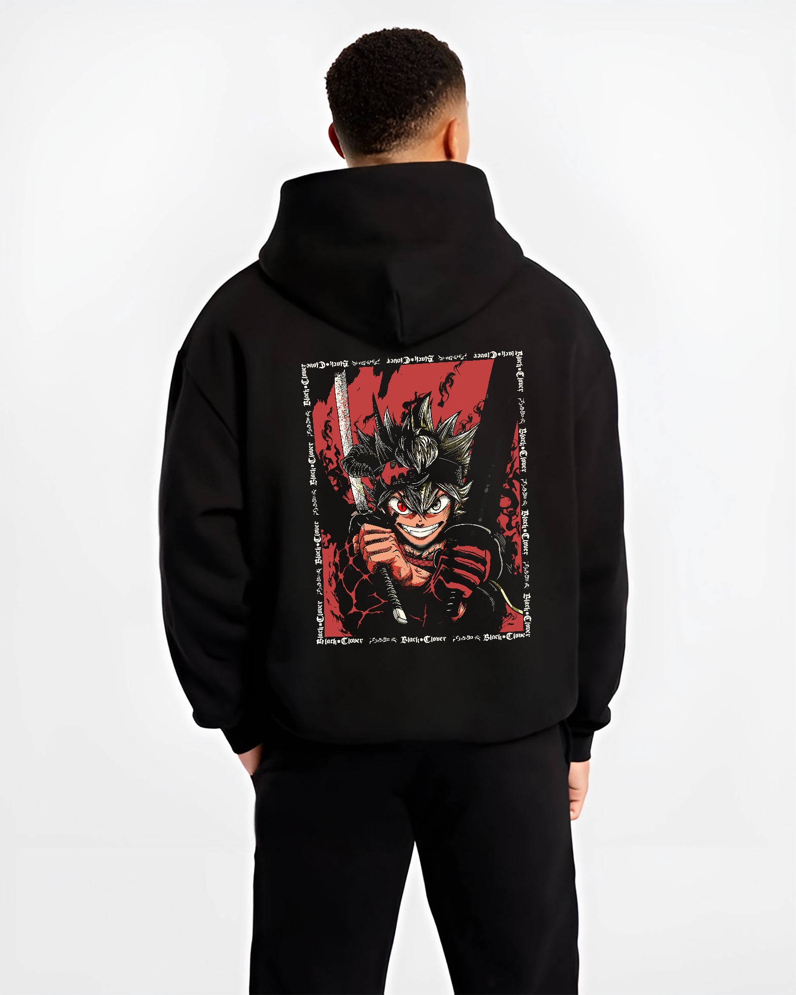 Black clover sweater best sale