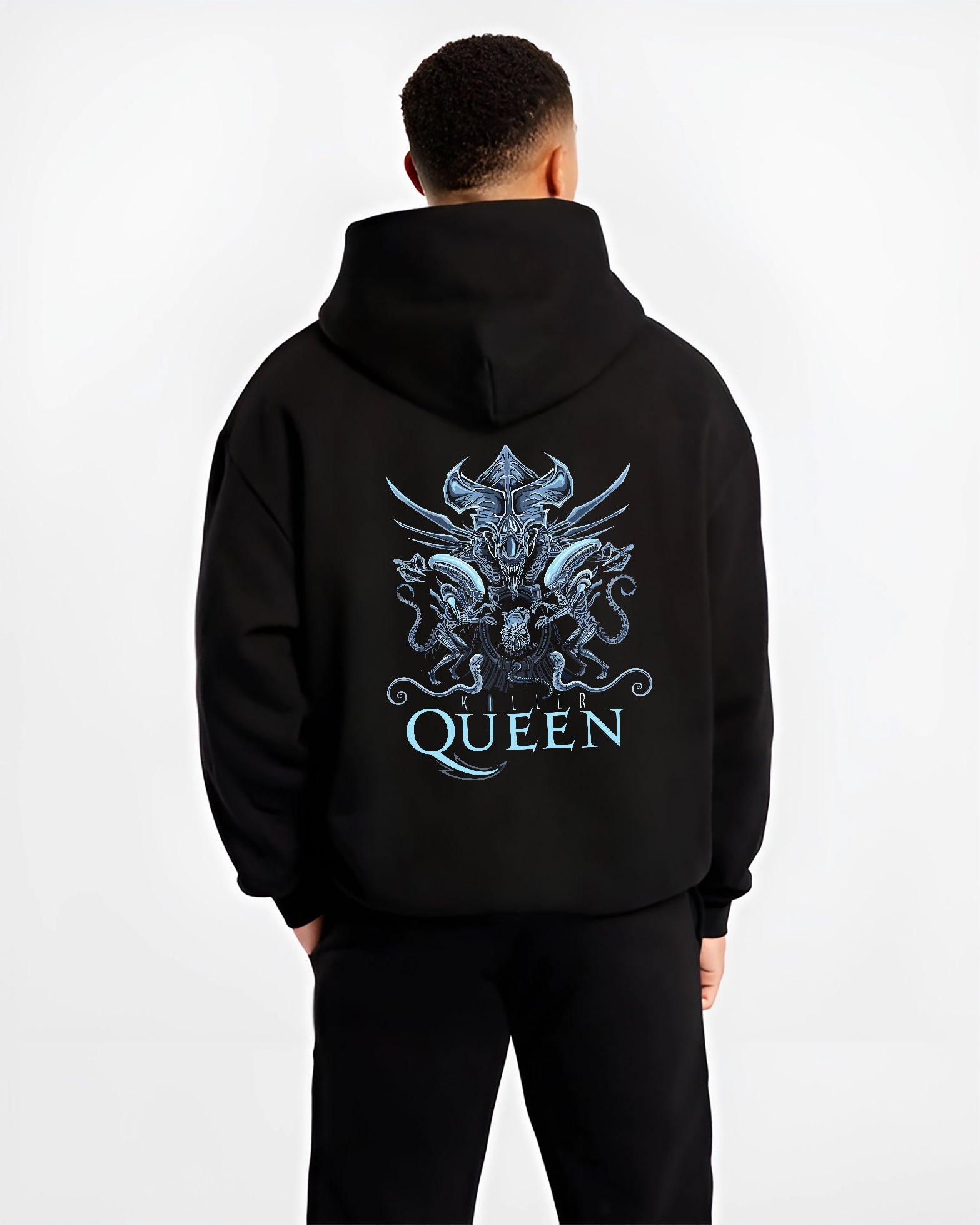 Alien Xenomorph Killer Queen & Worker ft Ridley Scott Alien vs Predator AVP Comic Book Inspired | Unique Sweatshirt Oversized T-shirt Hoodie